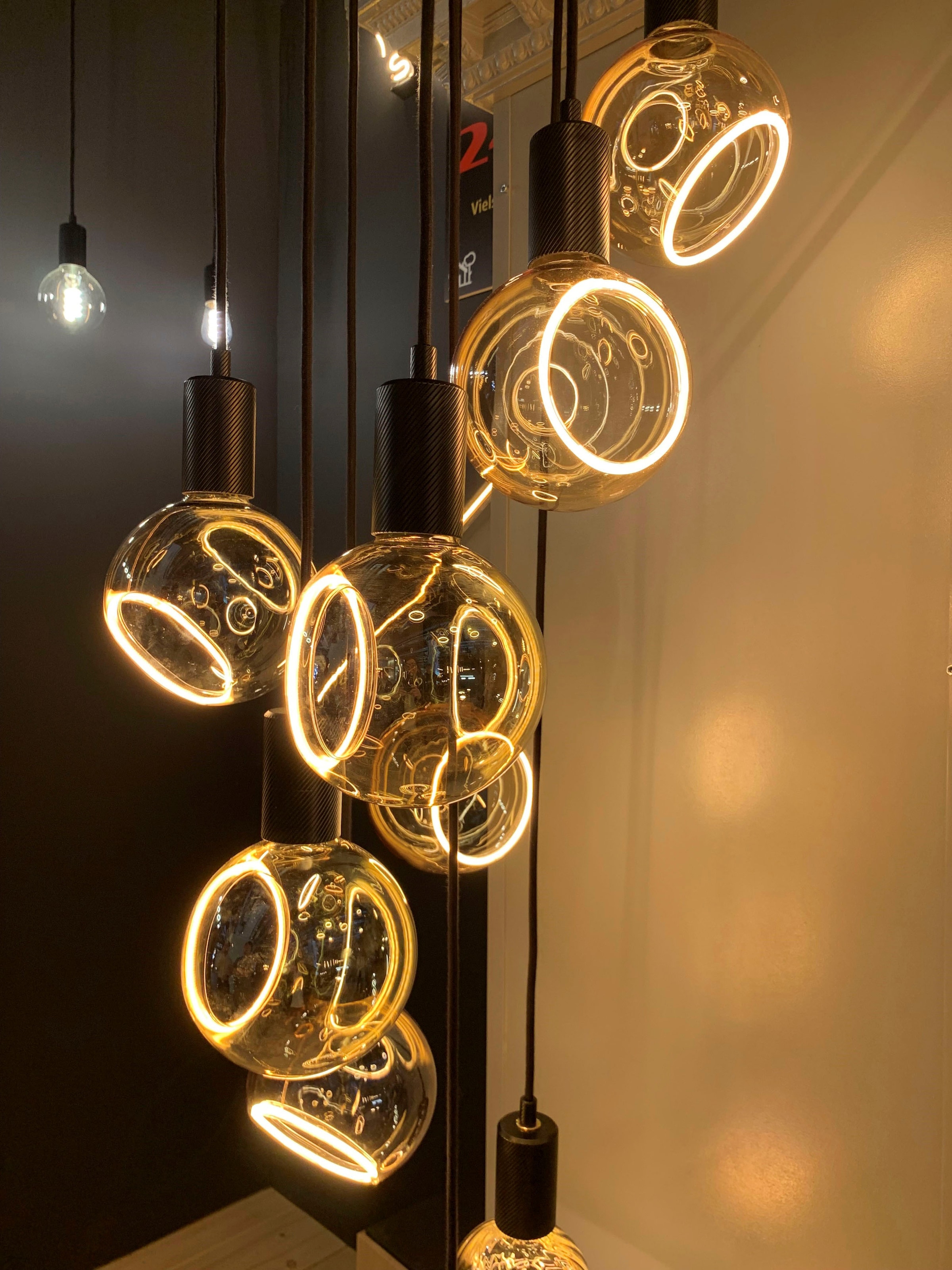 SEGULA Pendelleuchte »MADOX SQUARE 9X ˝Wave˝ für 9 Lampen E27«, 9 flammig, Leuchtmittel E27 | ohne Leuchtmittel