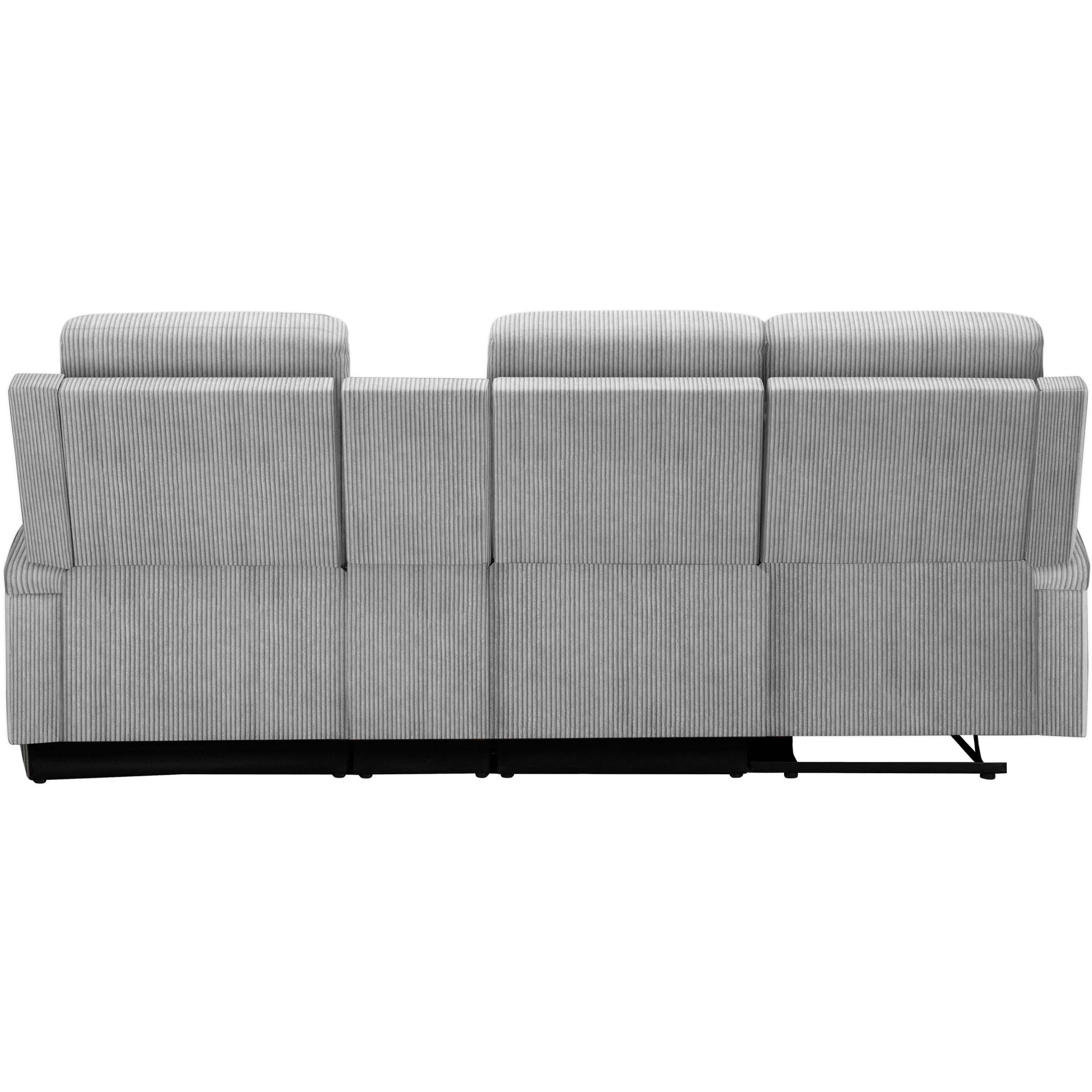 Home affaire Ecksofa »NAPORI Multimediasofa, 3er Kinosessel XXL, L-Form, Cord«, Kinosofa mit Relaxfunktion, Getränkehalter, Staufach und Staukasten