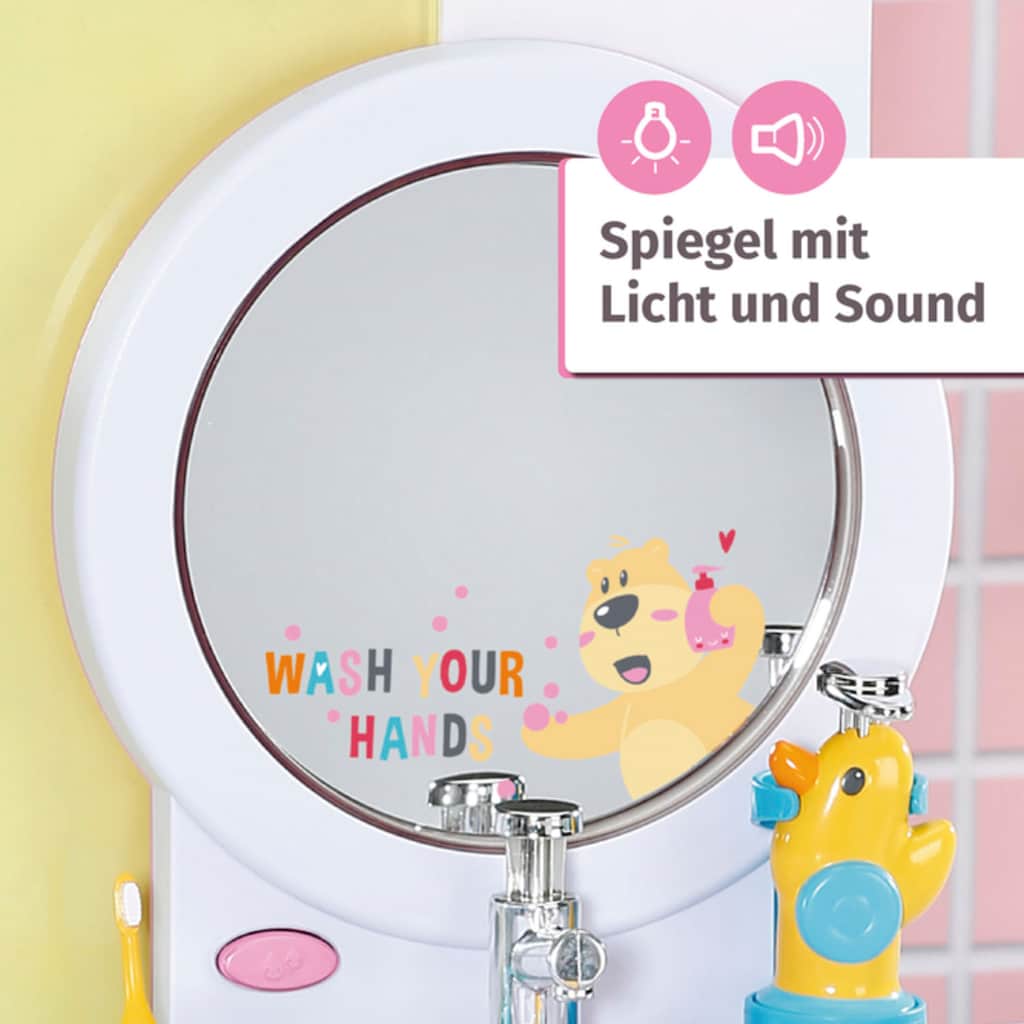 Baby Born Puppenwaschtisch »Bath«, mit Licht- und Soundeffekten