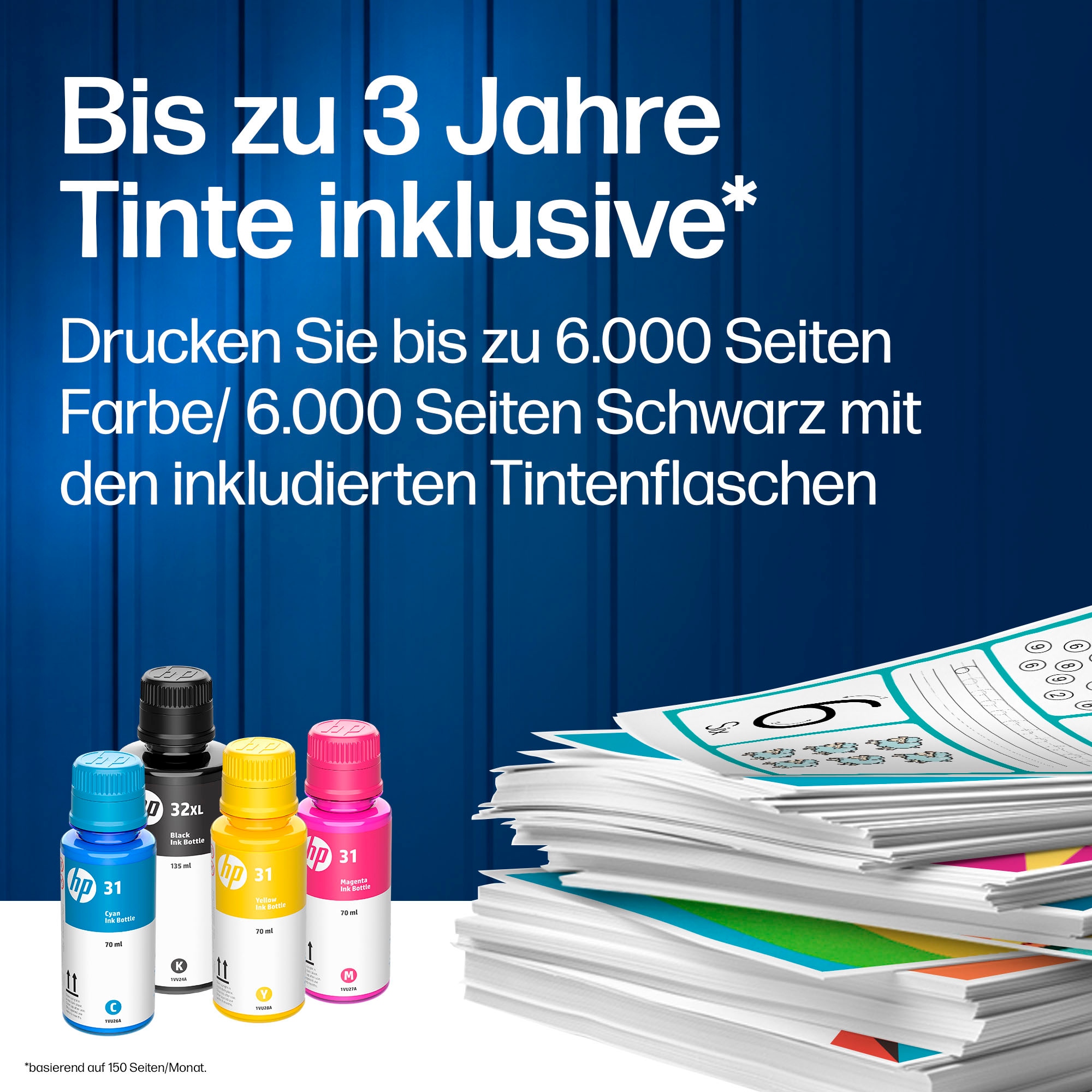 HP Multifunktionsdrucker »Smart Tank 5105 All-in-One-Drucker« Bis zu 20€ Cashback sichern! Nur bis zum 31.10.2026