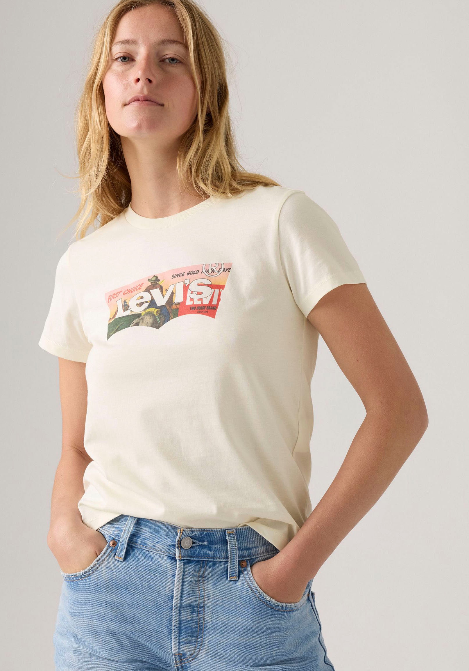 Levi's® T-Shirt »LV T-Shirt THE PERFECT TEE NEUTRALS«