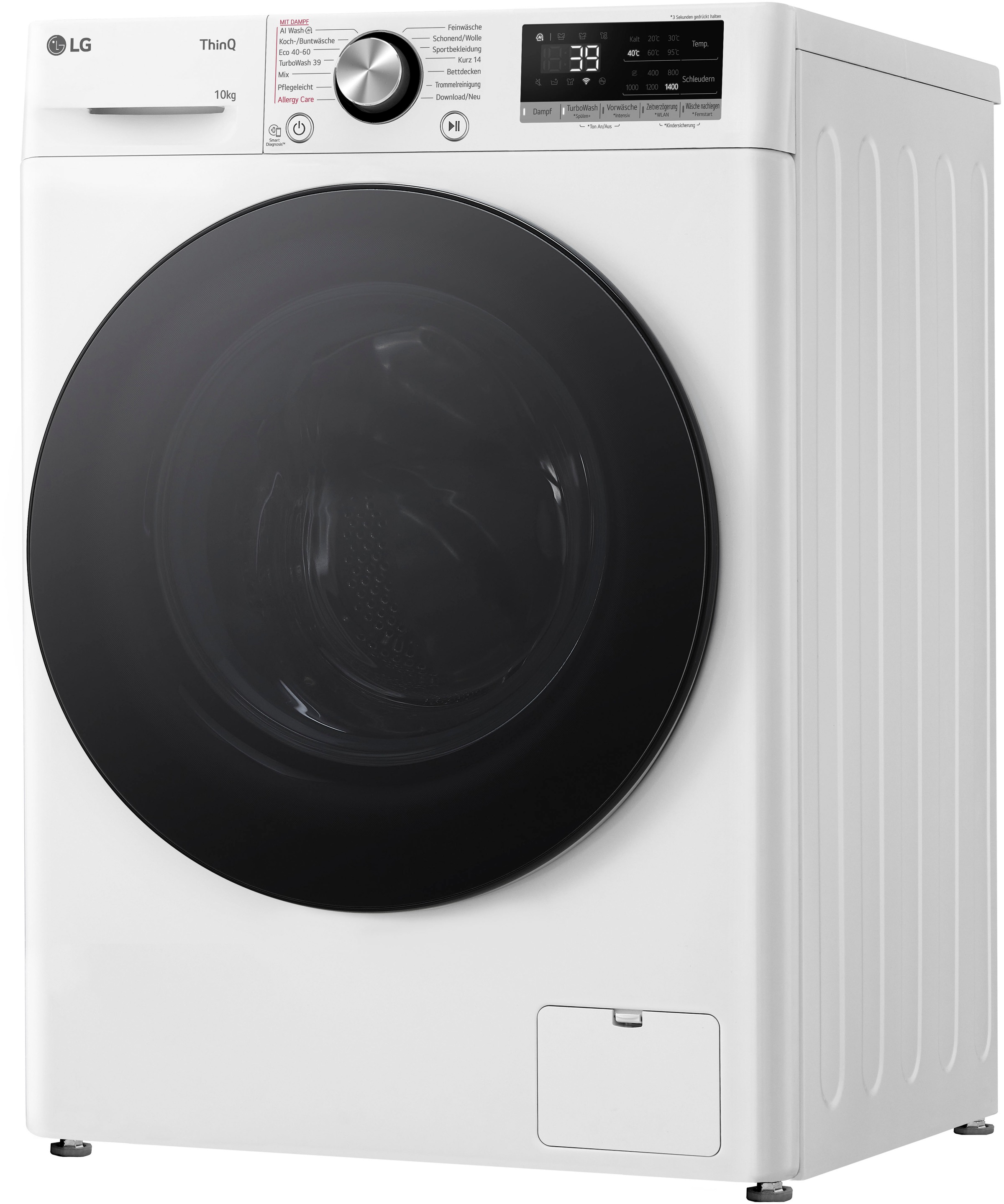 LG Waschmaschine Serie 7 »F4WR700Y«, 10 kg, 1400 U/min, Steam-Funktion günstig online kaufen