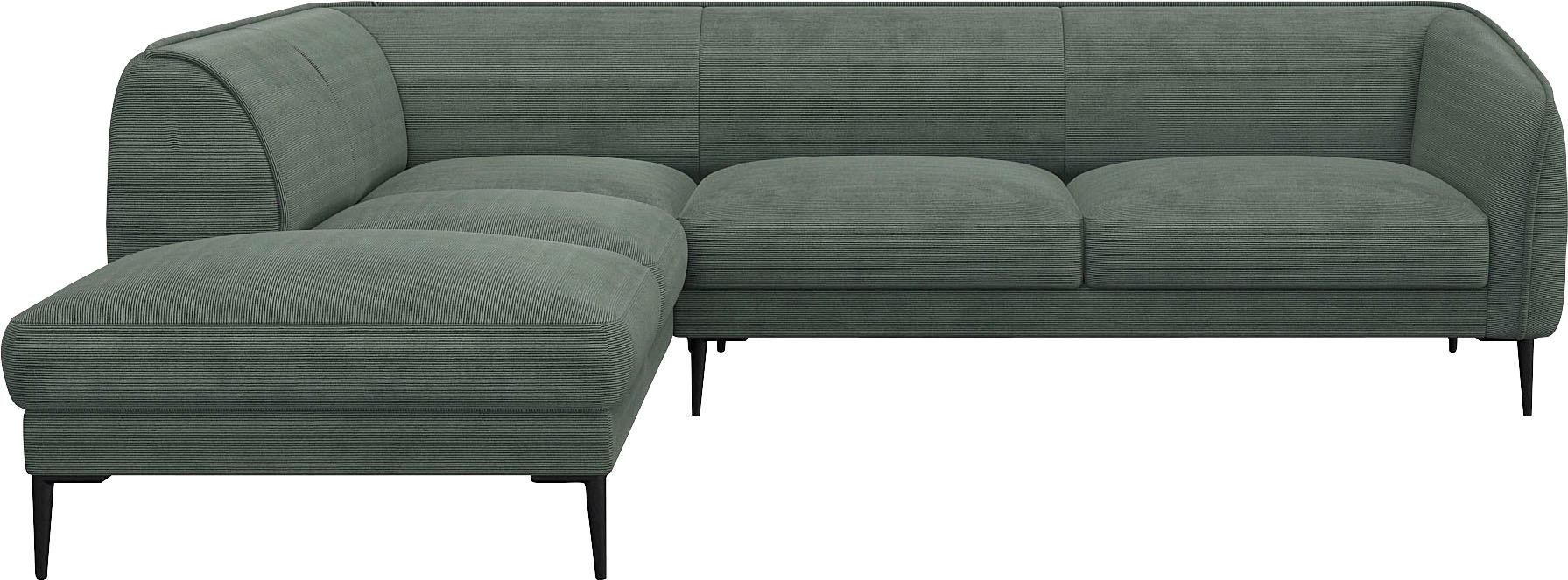 FLEXLUX Ecksofa »Belle Designsofa, L-Form, B/T 268/209 cm«, Skandinavisches günstig online kaufen
