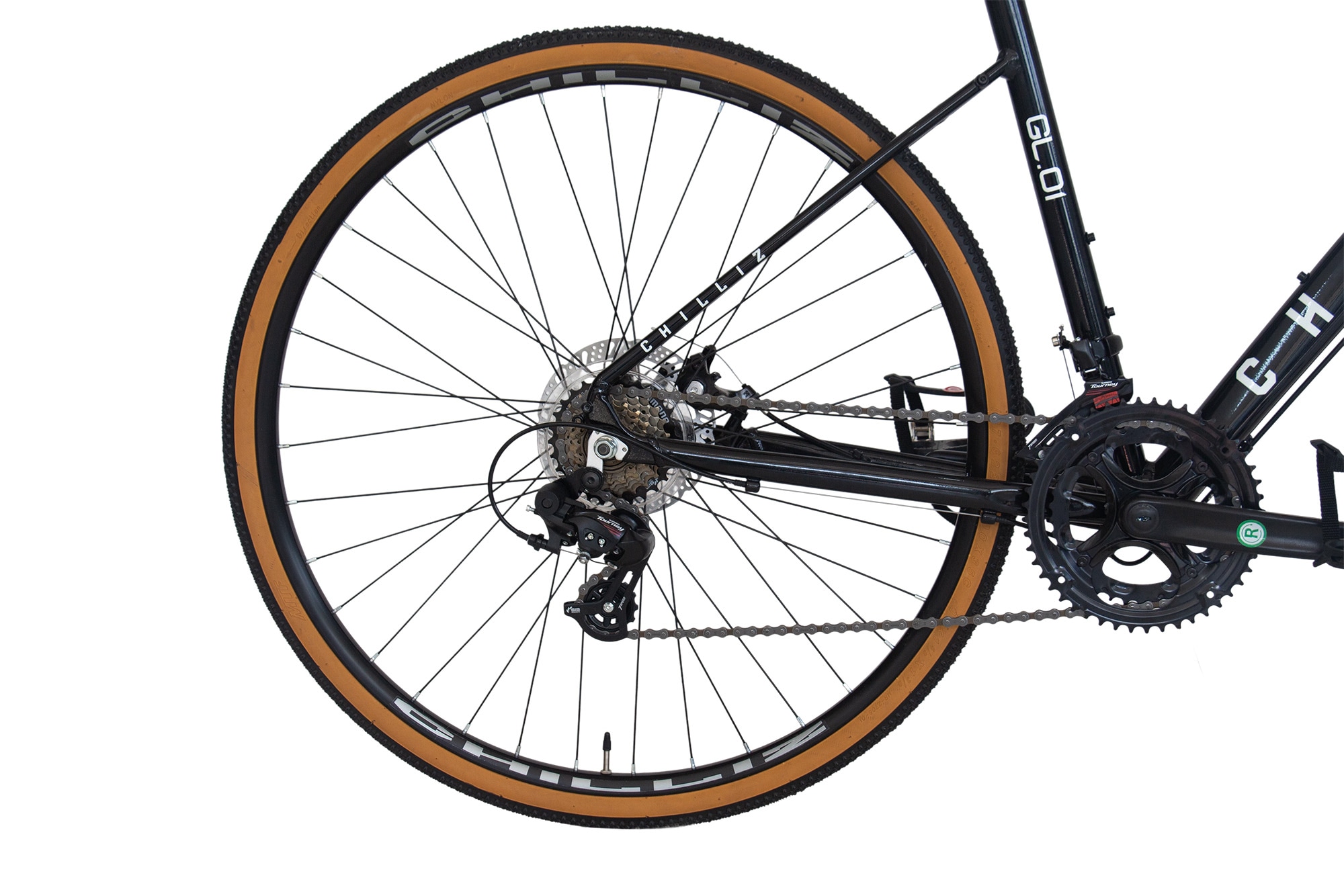 CHILLIZ Gravelbike »GL.01« 14 Gang Shimano Tourney Schaltwerk Kettenschaltung