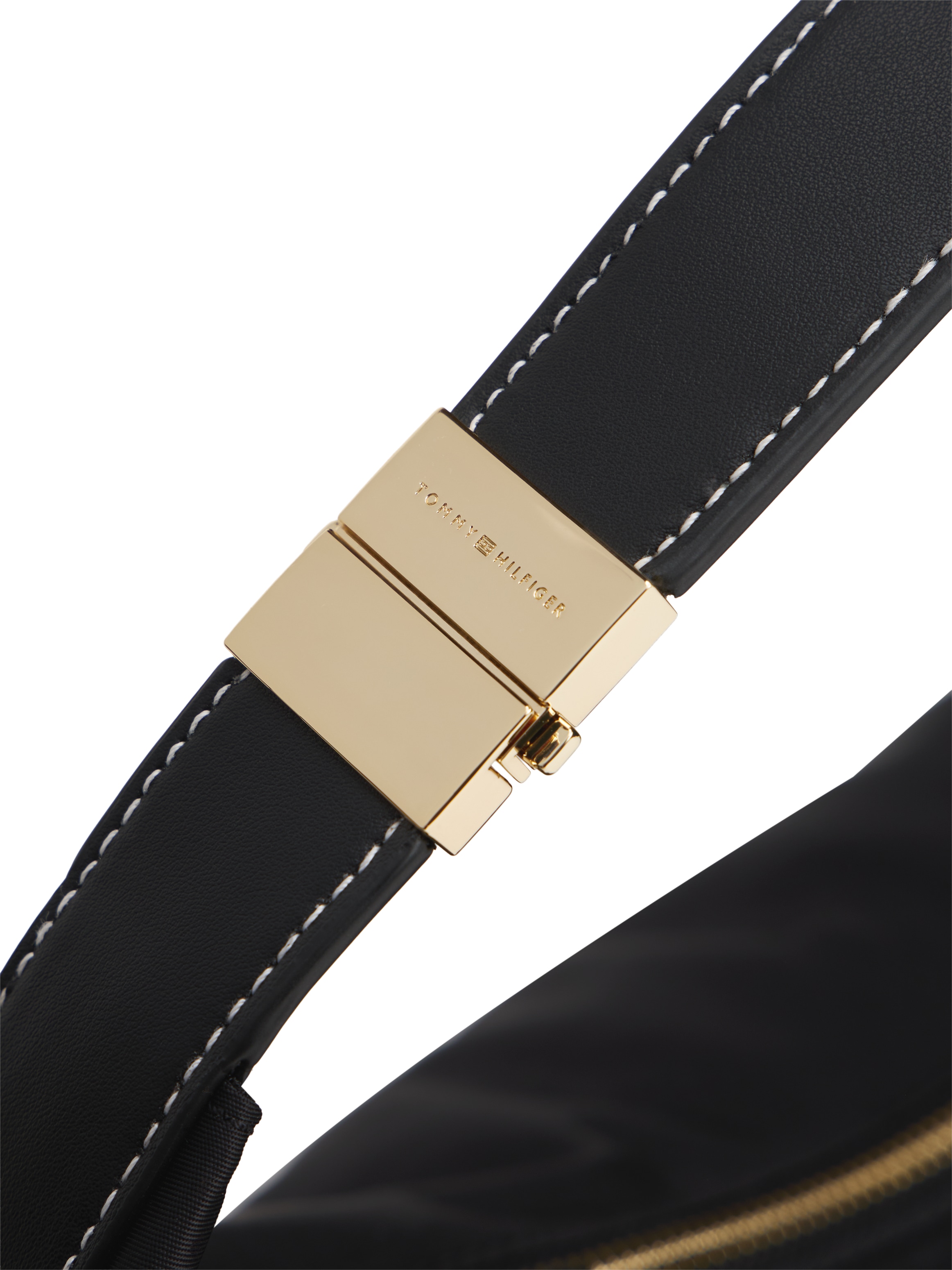 Tommy Hilfiger Hobo »TH GO HOBO NYLON« , Damen Abendtasche, Tragetasche mit goldfarbenen Details