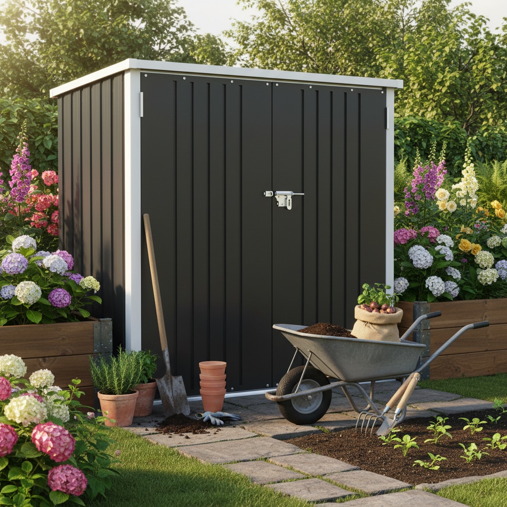 KONIFERA Garten-Geräteschrank »Gartenhaus Cádiz« wetterfest und langlebig, nahezu wartungsfrei