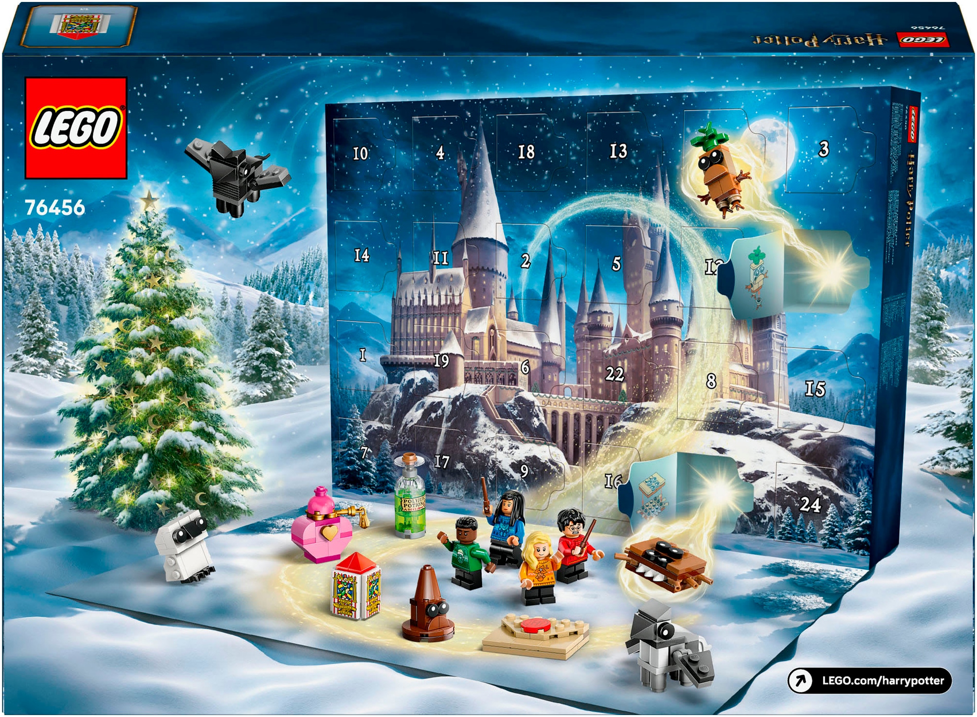 LEGO® Spielzeug-Adventskalender »Spielbausteine, (76456), LEGO Harry Potter™« ab 7 Jahren Made in Europe
