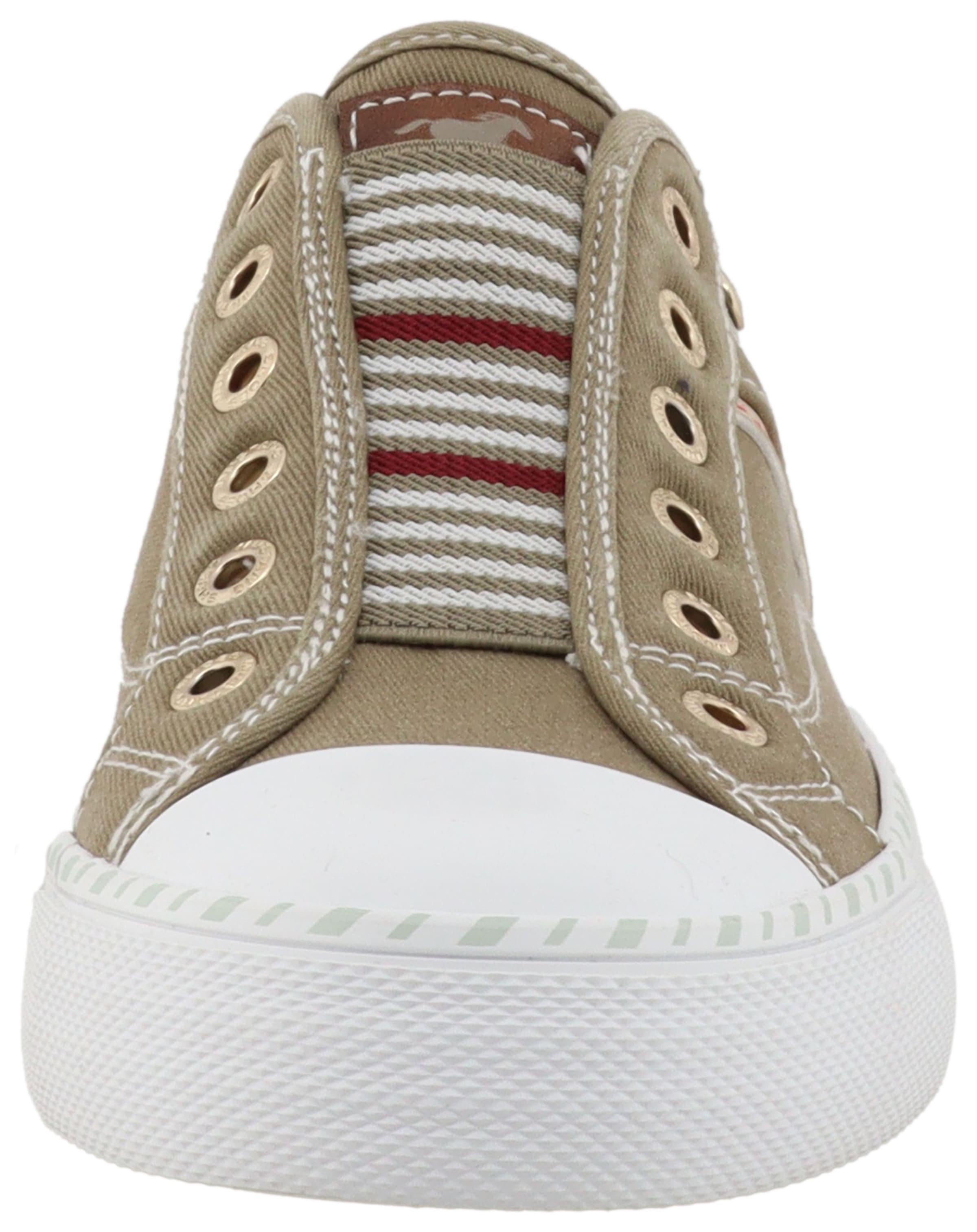 Mustang Shoes Slip-On Sneaker »Magdalena«  Freizeitschuh, Slipper, Schlupfschuh mit Kontrastbesätzen