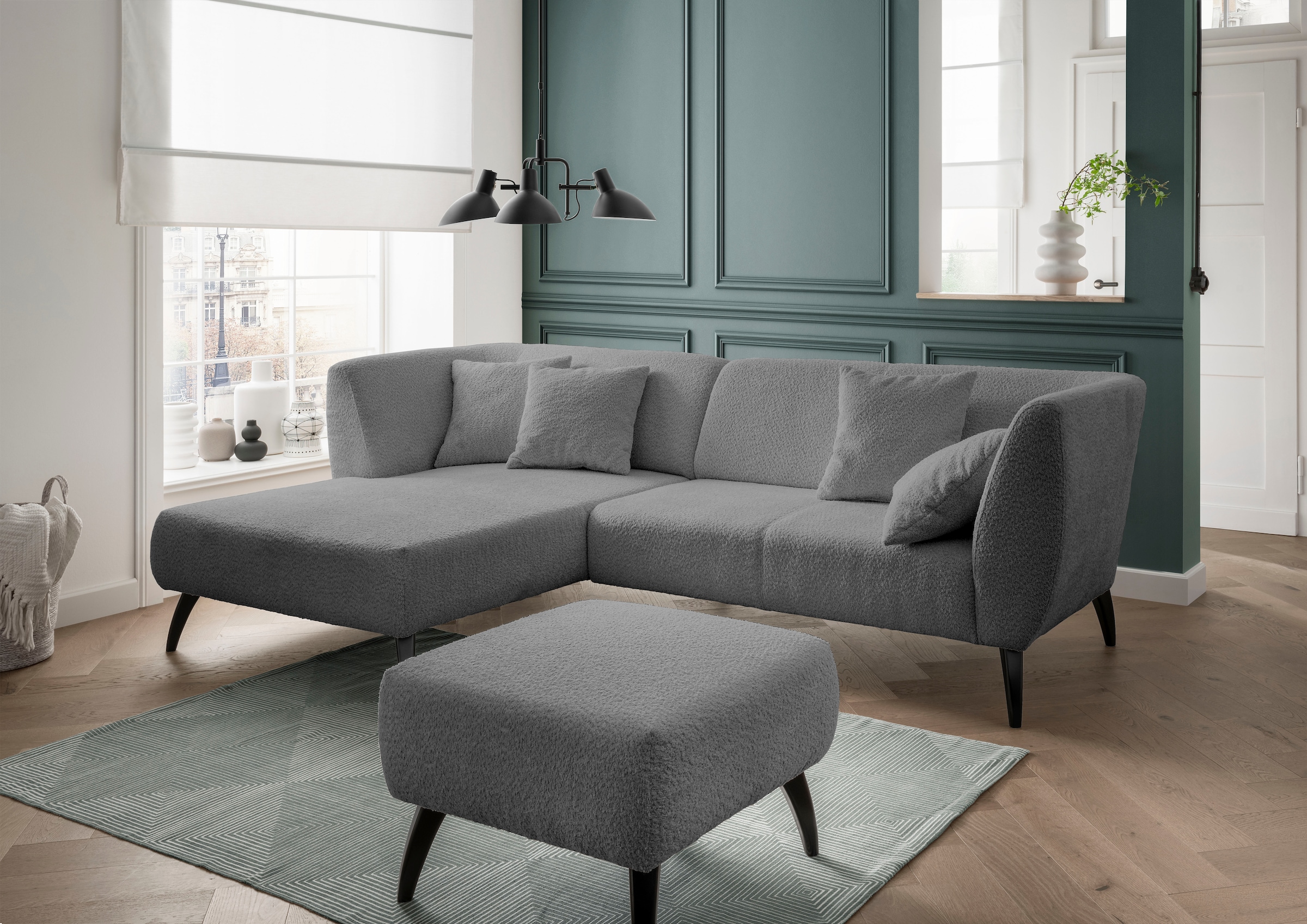 INOSIGN Ecksofa »Colori Polstermöbel mit zeitlos eleganter Rückenführung. L günstig online kaufen