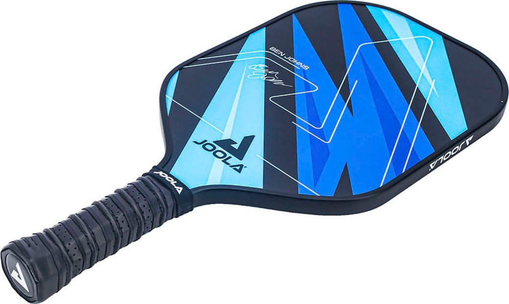 Joola Pickleballschläger »Ben Johns Blue Lightning Pickleball Set«, (Set, 7 tlg.), Inklusive 2 Schläger, 4 Bällen und Tasche, ideal für Freizeitspieler