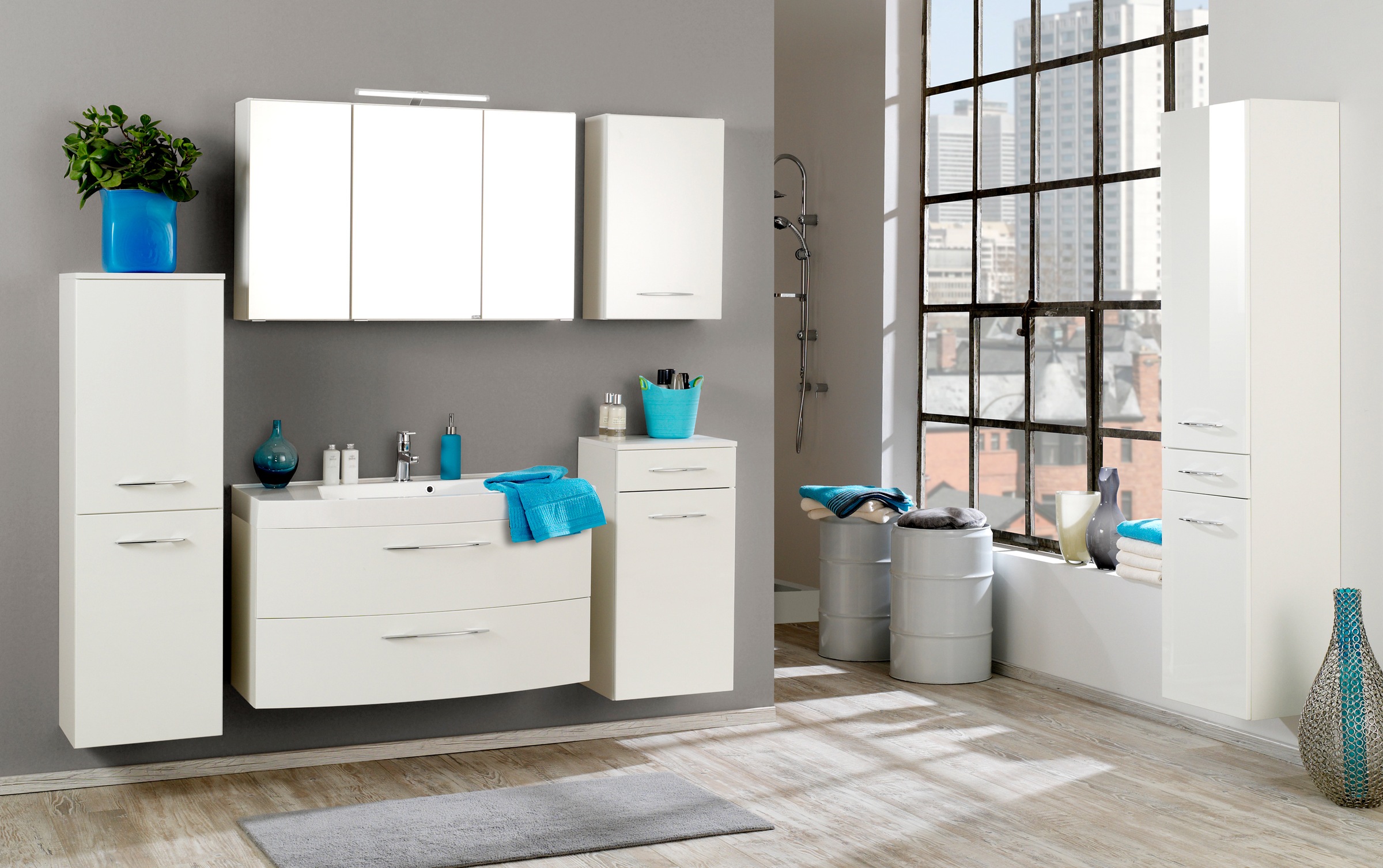 welltime Unterschrank »Florida«, Breite 40 cm, mit Softclose und Türdämpfern und Softclose-Funktion
