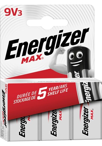 Energizer Batterie »Max E-Block 9V 3er Pack«, (Packung, 3 St.) kaufen