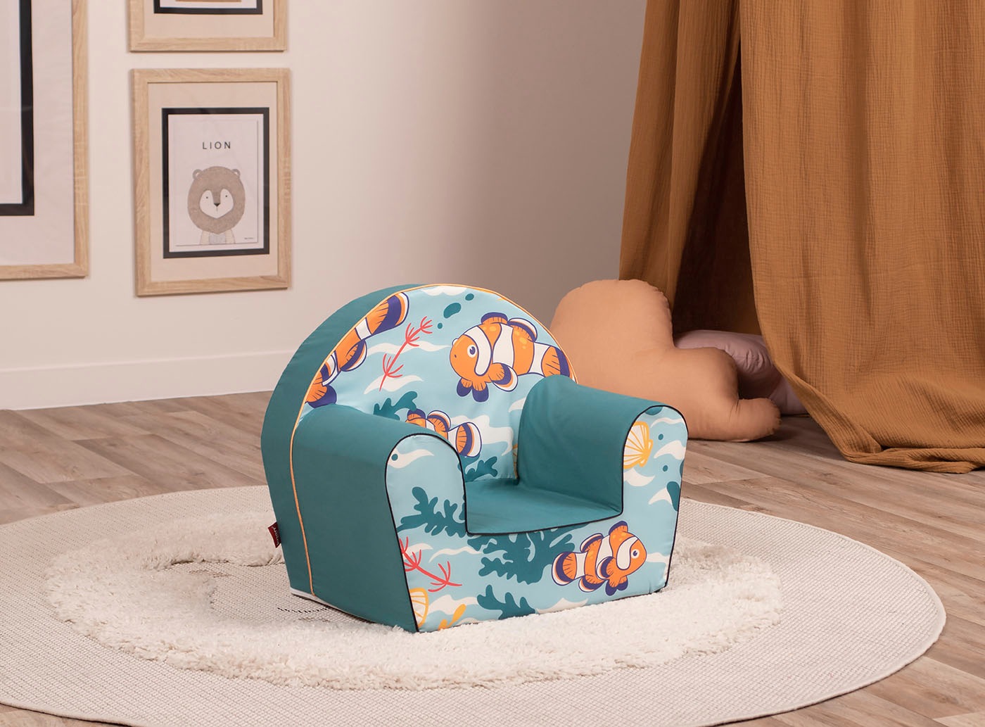 Knorrtoys® Sessel »Clownfish«, für Kinder; Made in Europe