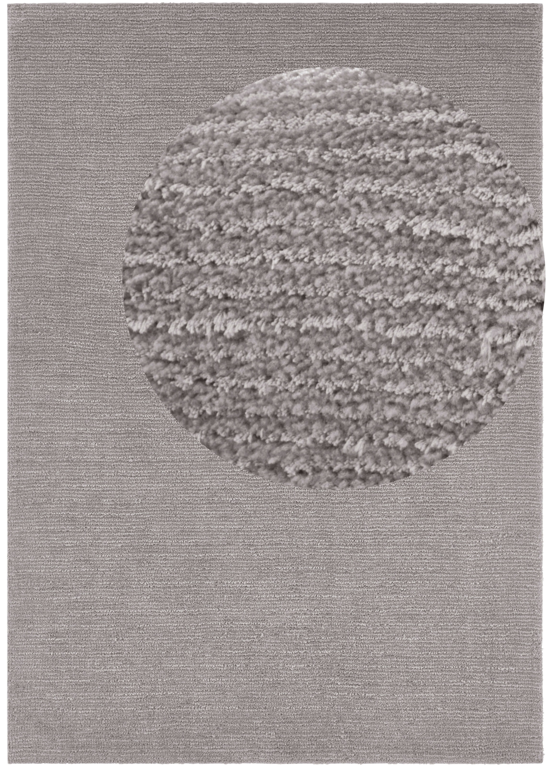 HANSE Home Teppich »Supersoft«, rechteckig, 10 mm Höhe, Kurzflor, Läufer Modern, Einfarbig, Wohnzimmer, Schlafzimmer