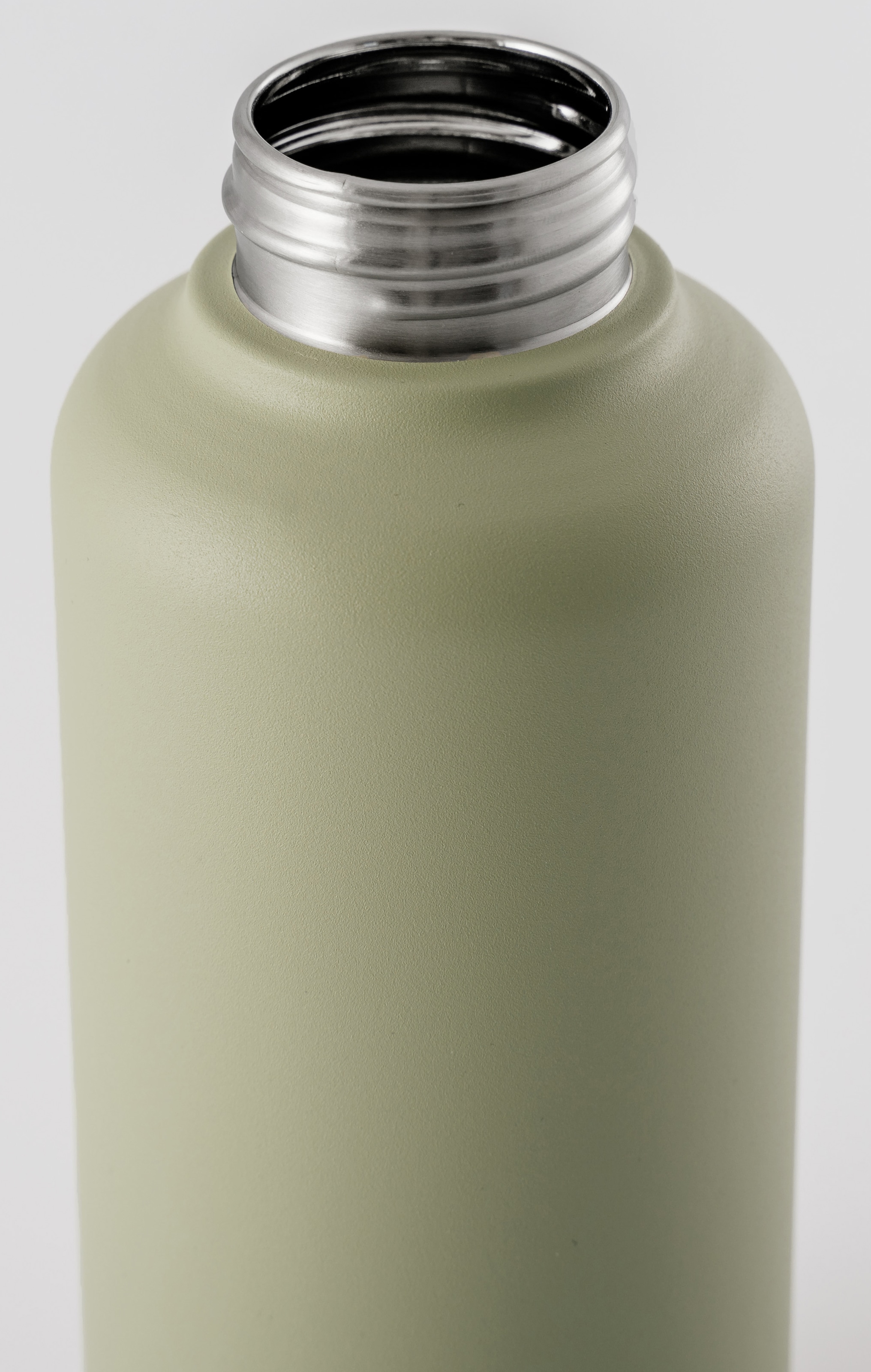 equa Trinkflasche »Timeless Off Matcha«, Leichtgewicht aus Edelstahl, Tragegriff