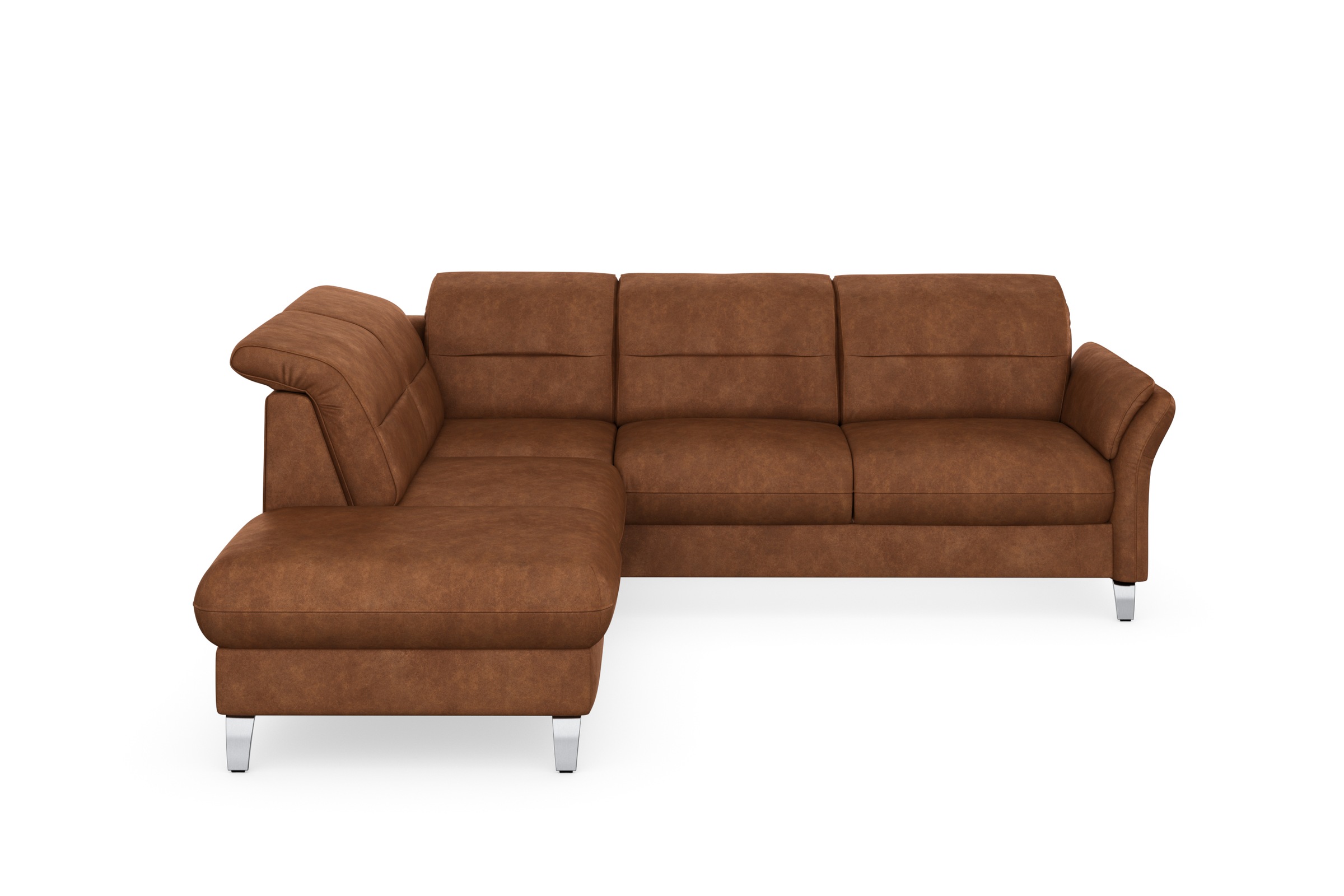 sit&more Ecksofa »Grenoble L-Form mit Federkern« wahlweise mit Bettfunktion günstig online kaufen
