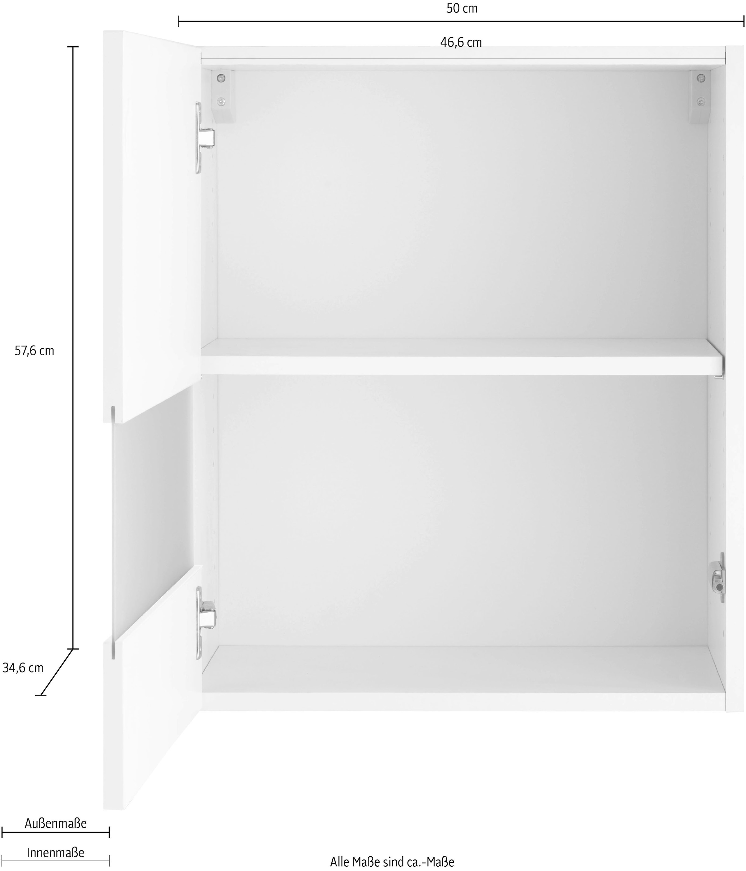 OPTIFIT Glashängeschrank »Roth«, Breite 50 cm