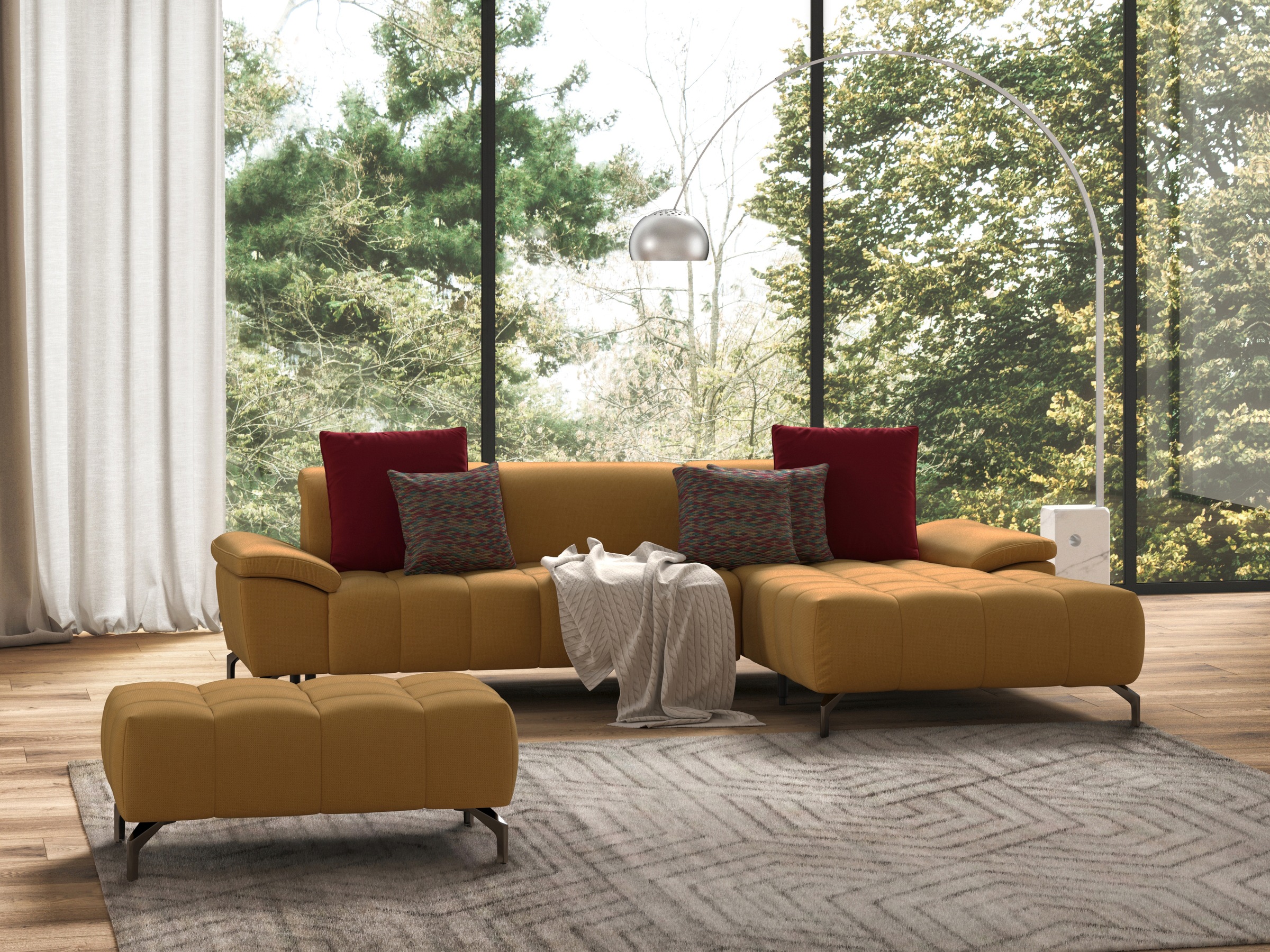 sit&more Hocker »Cool«, mit schwarzen Füßen