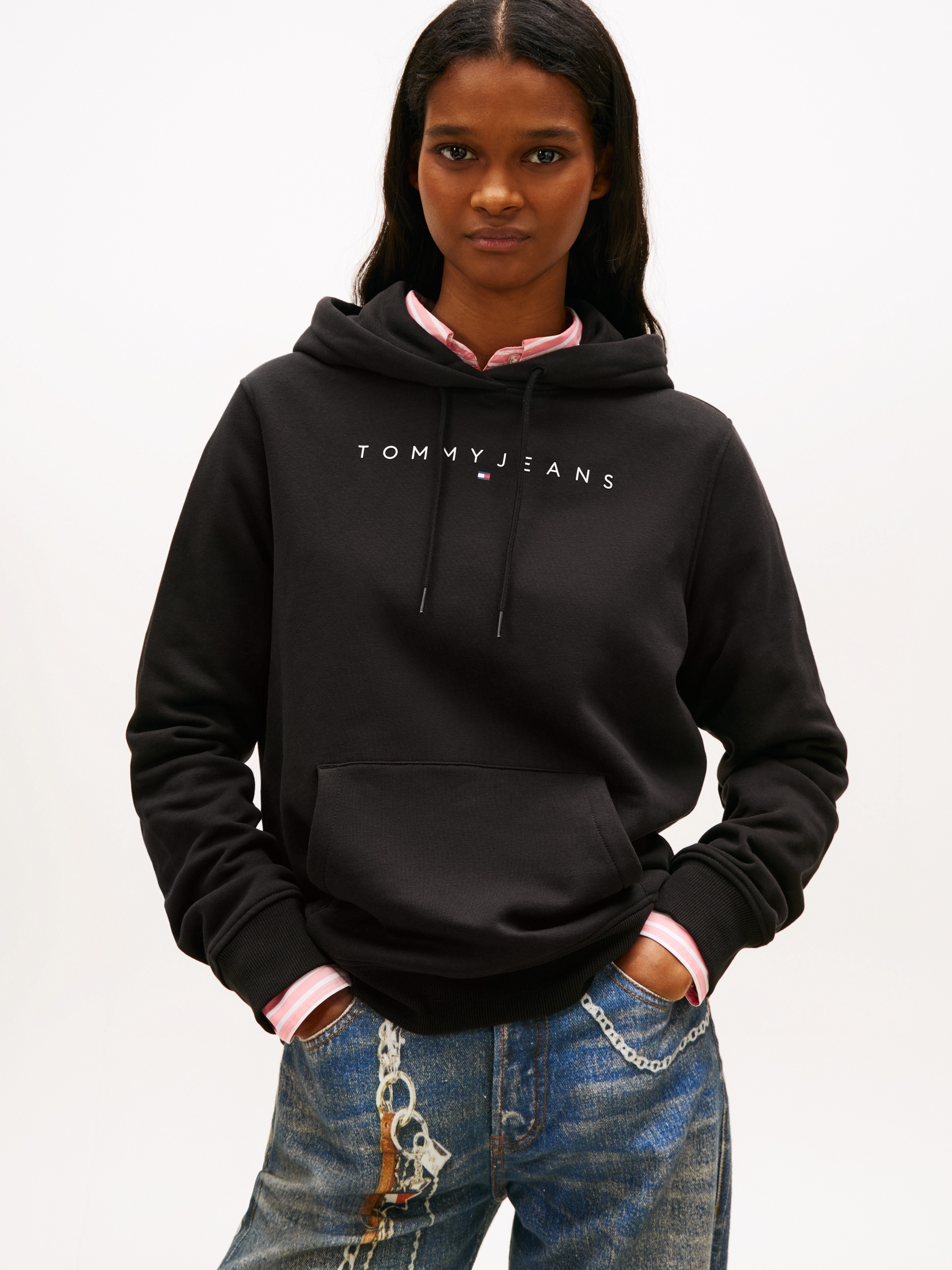 Tommy Jeans Kapuzensweatshirt »TJW REG LINEAR HOODIE«, mit Logoschriftzug
