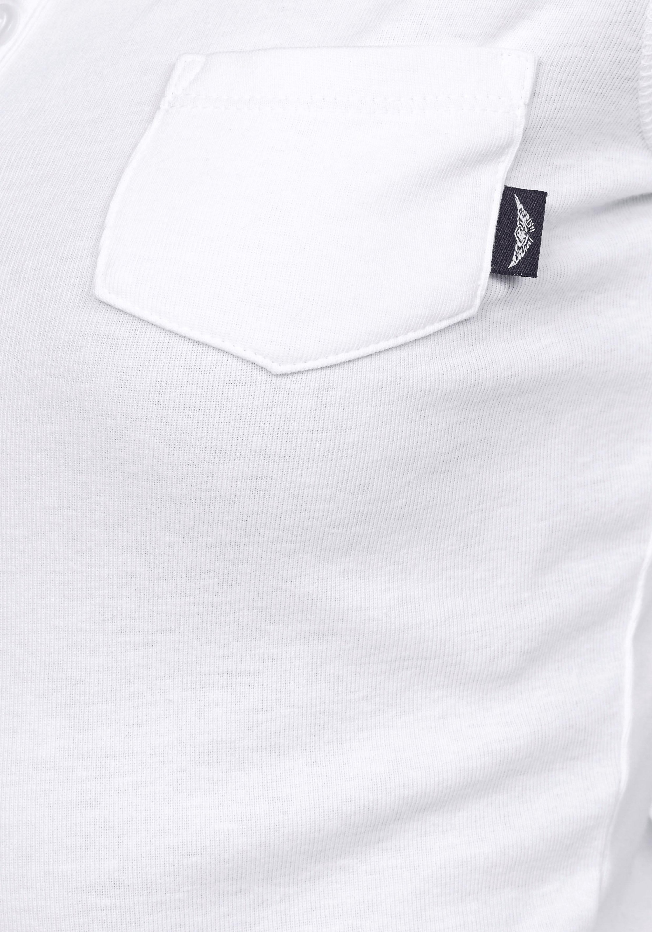 Arizona Langarmshirt sehr figurbetonter Schnitt,  unifarben,  Rundhalsausschnitt