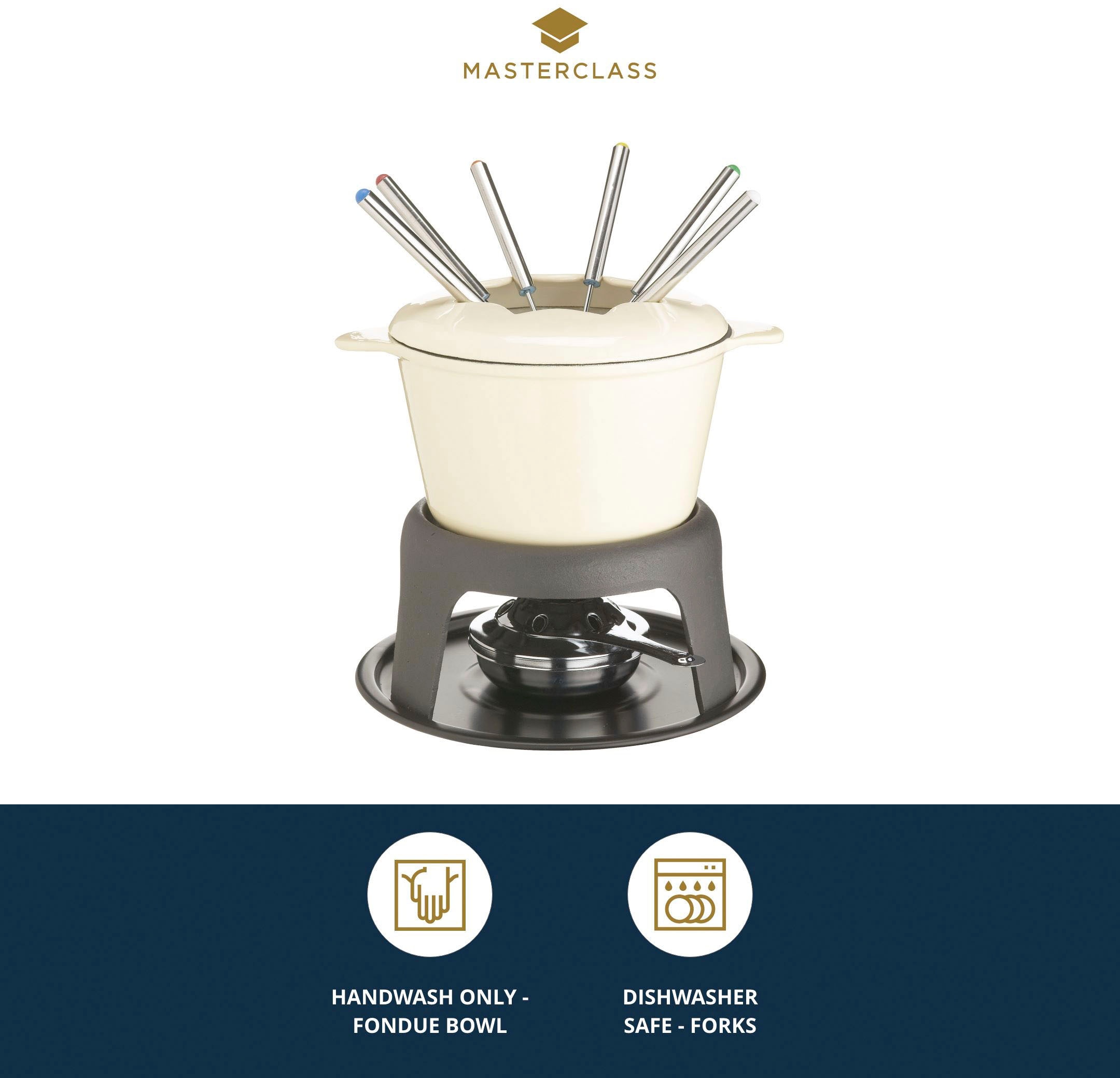 Master Class Fondue »MasterClass«, emailliertes Gusseisen, in Geschenkverpackung