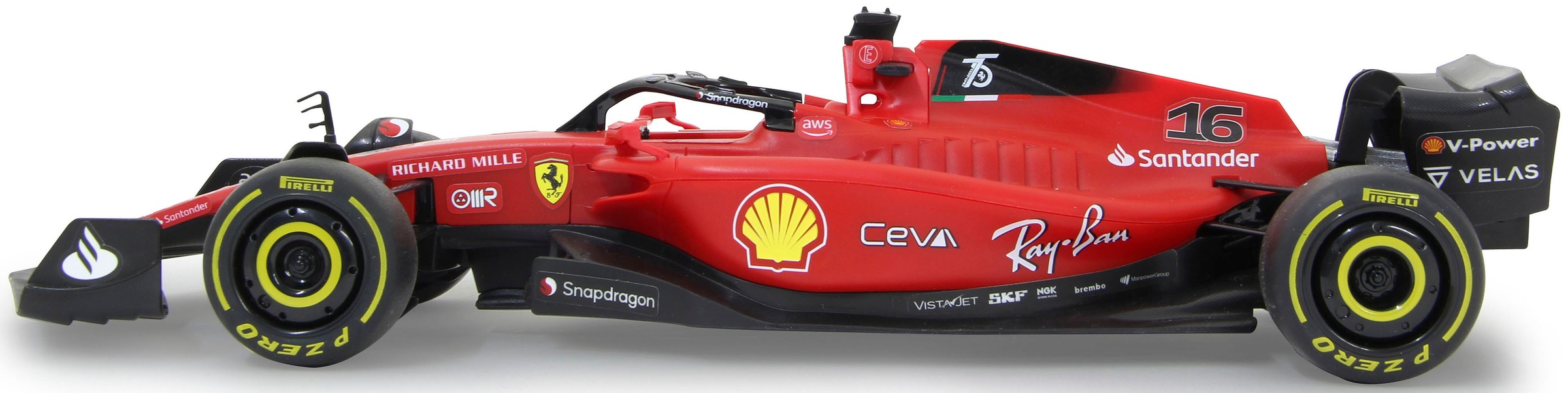 Jamara RC-Auto »Deluxe Cars, Deluxe Cars, Ferrari F1-75 1:18, rot - 2,4 GHz«