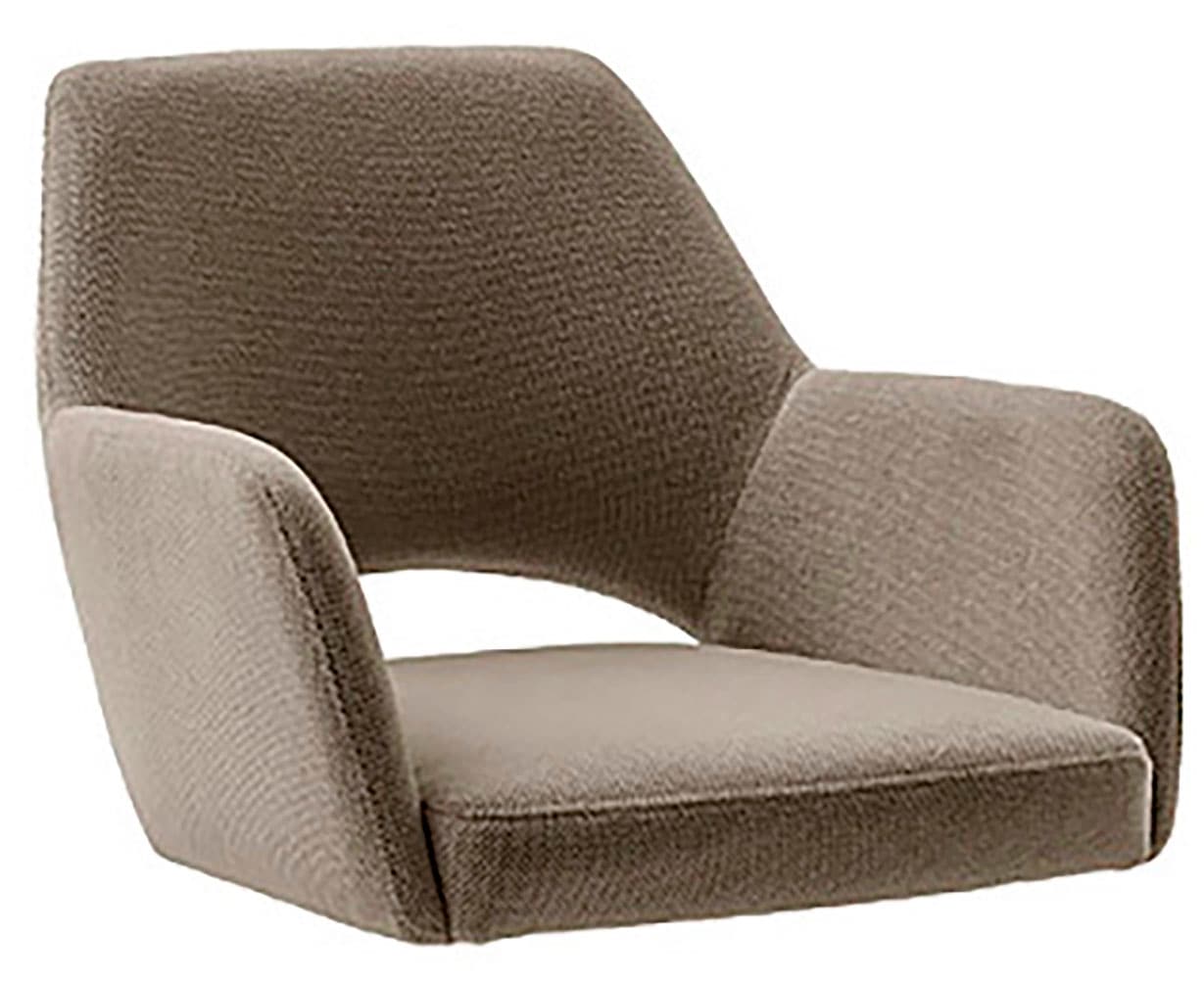 MCA furniture 4-Fußstuhl »BEVERLY«, (Set), 2 St., Chenilleoptik, Esszimmerstuhl,Chenilleoptik,360°drehbar,Sitzhöhe 49cm,belastbar 120kg