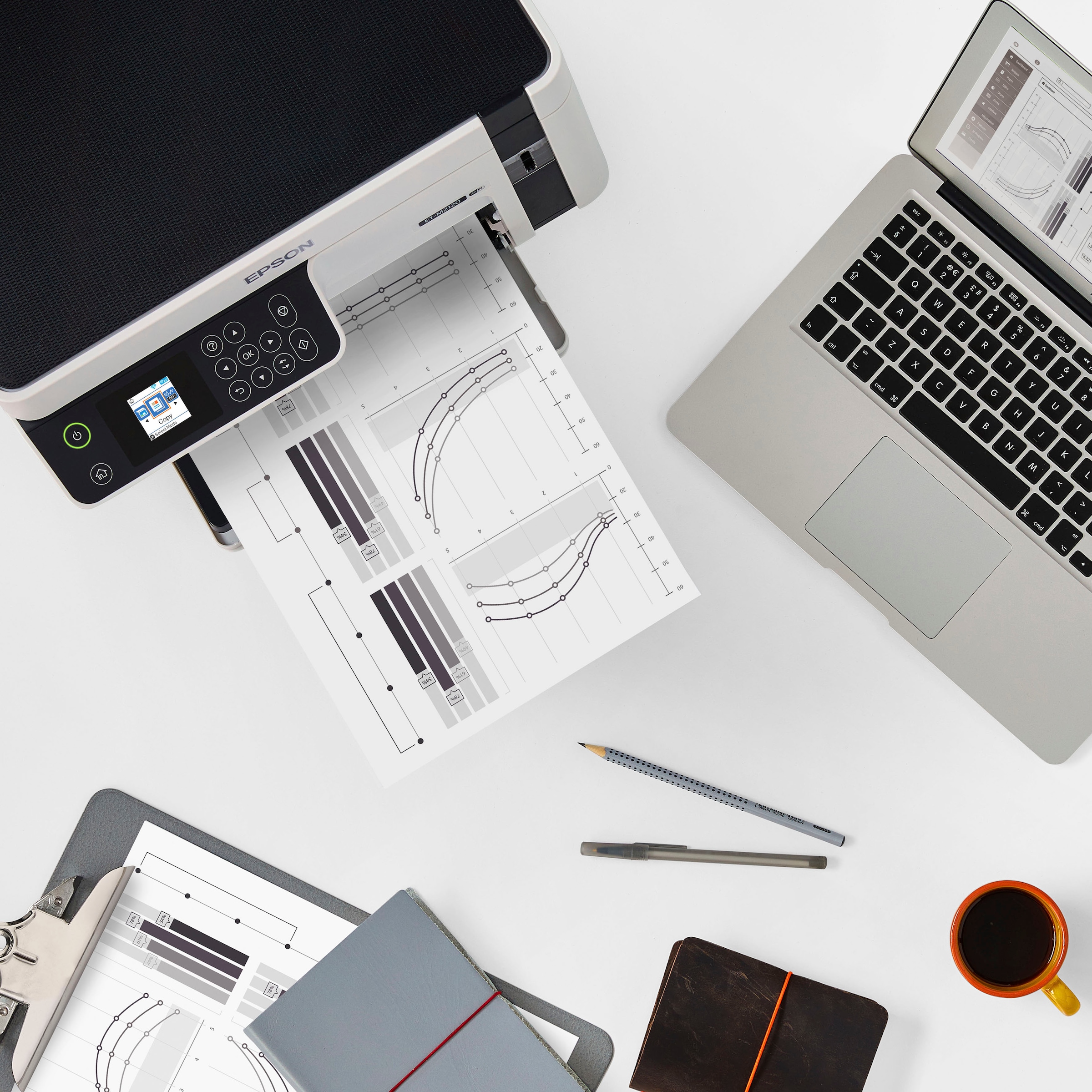 Epson Tintenstrahldrucker »EcoTank ET-M2120« DIN-A4-Schwarzweiß-Multifunktions-Tintentankdrucker