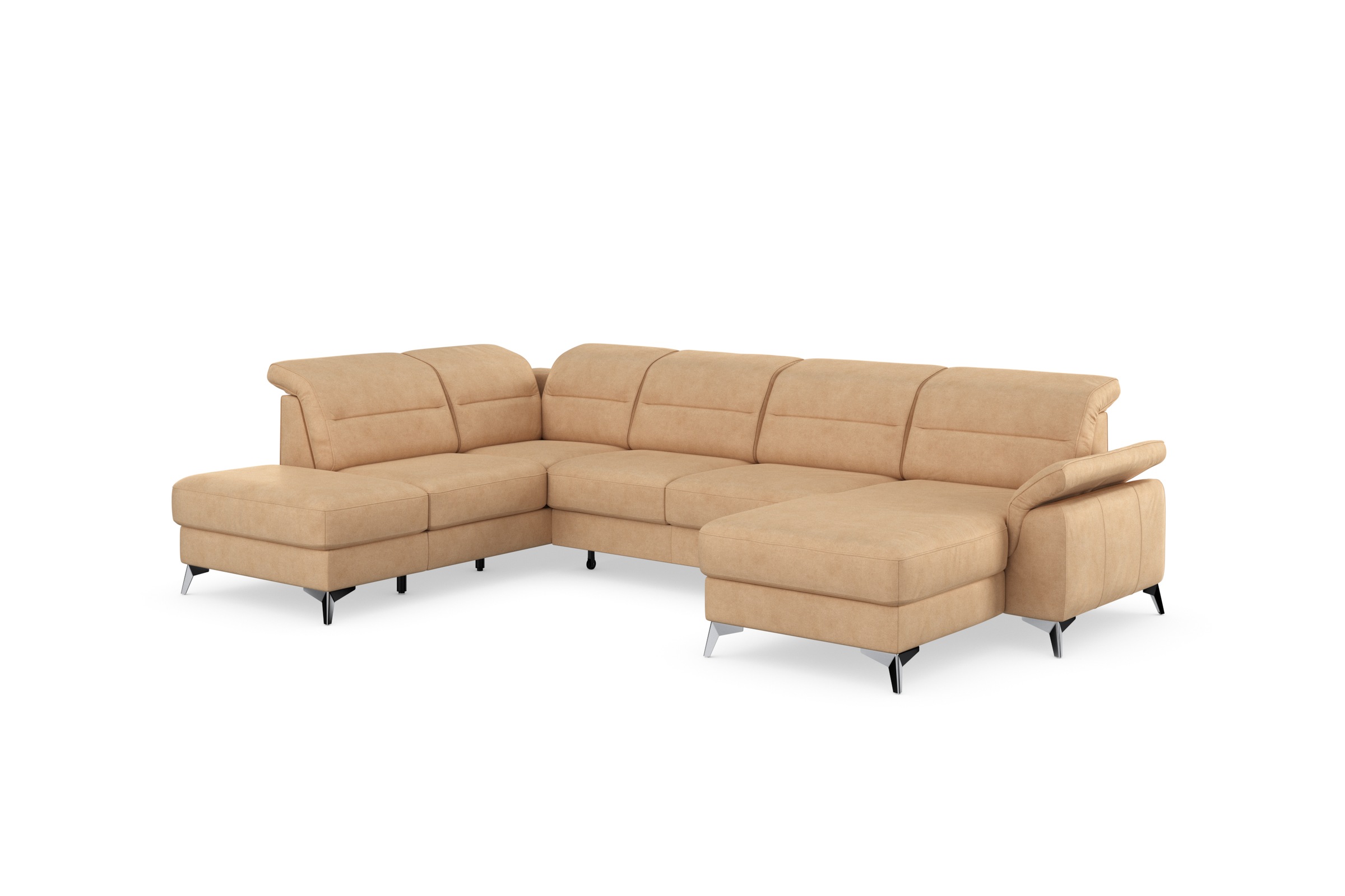 sit&more Wohnlandschaft »Sinatra U-Form«, optional mit Kopfteilverstellung und Armteilfunktion etc.