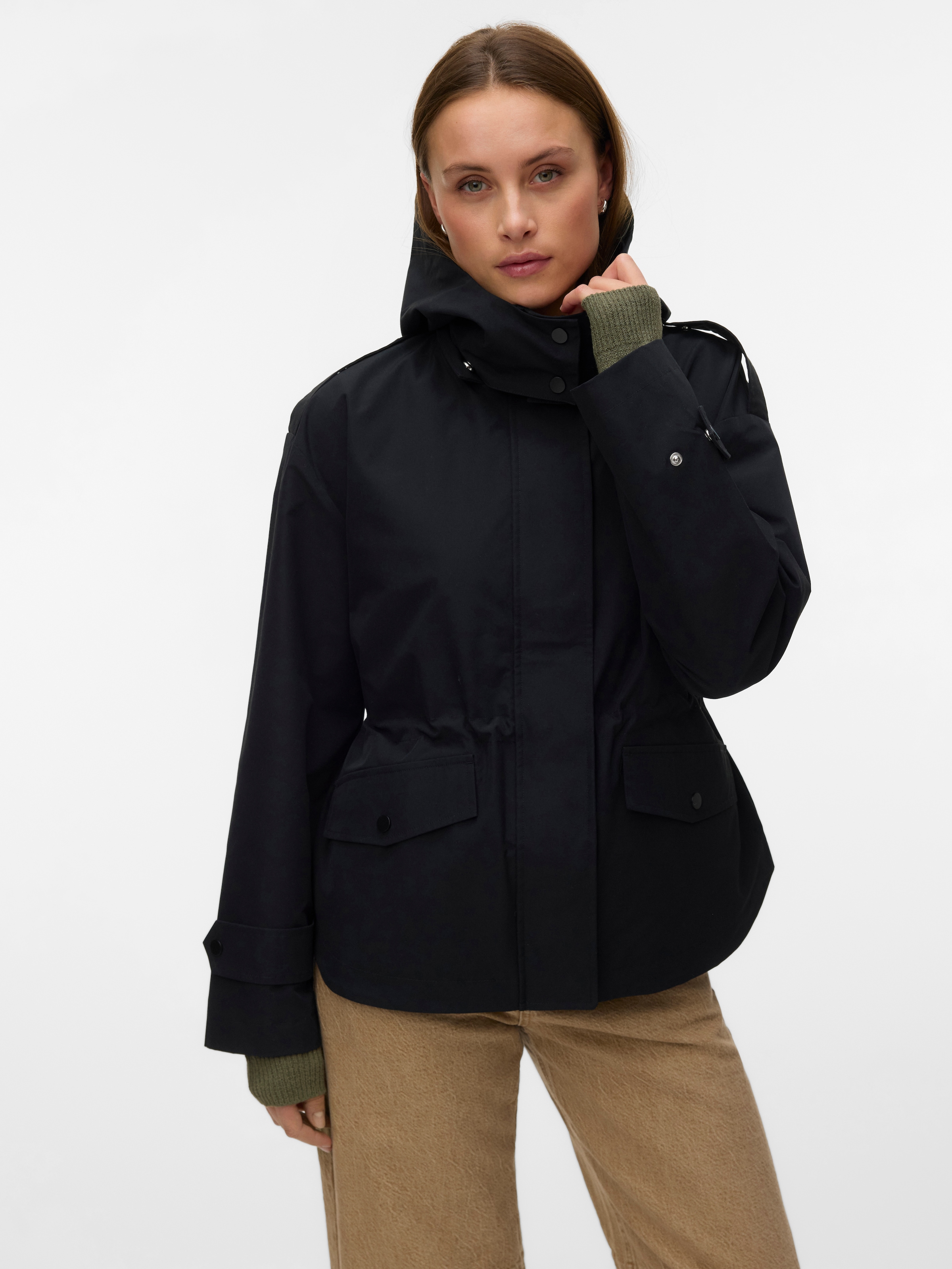 Vero Moda Kurzjacke »VMLEANNE JACKET BOO« mit Kapuze