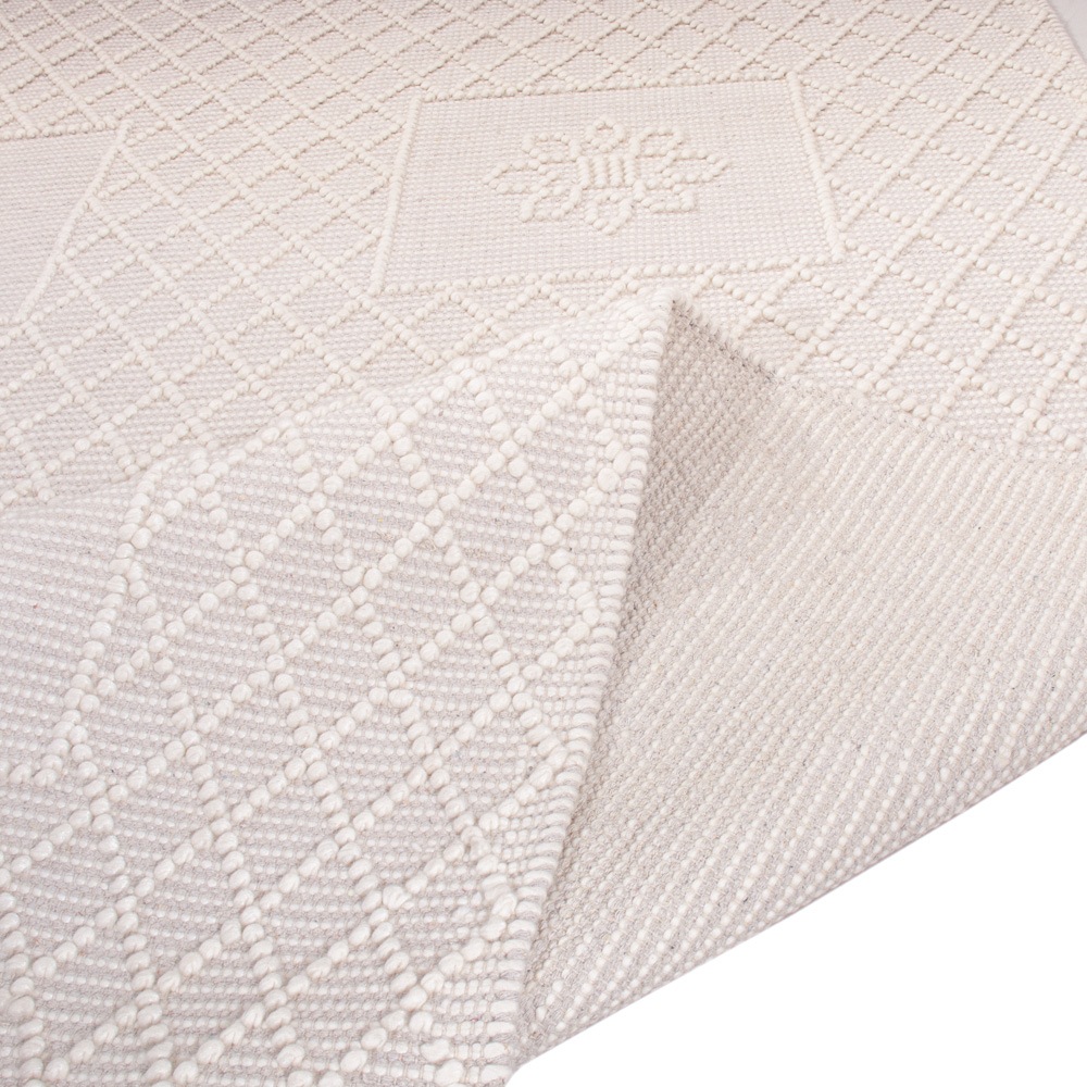 morgenland Wollteppich »NordicNook - Wollteppich«, rechteckig, 0,8 mm Höhe, Sehr weicher Flor