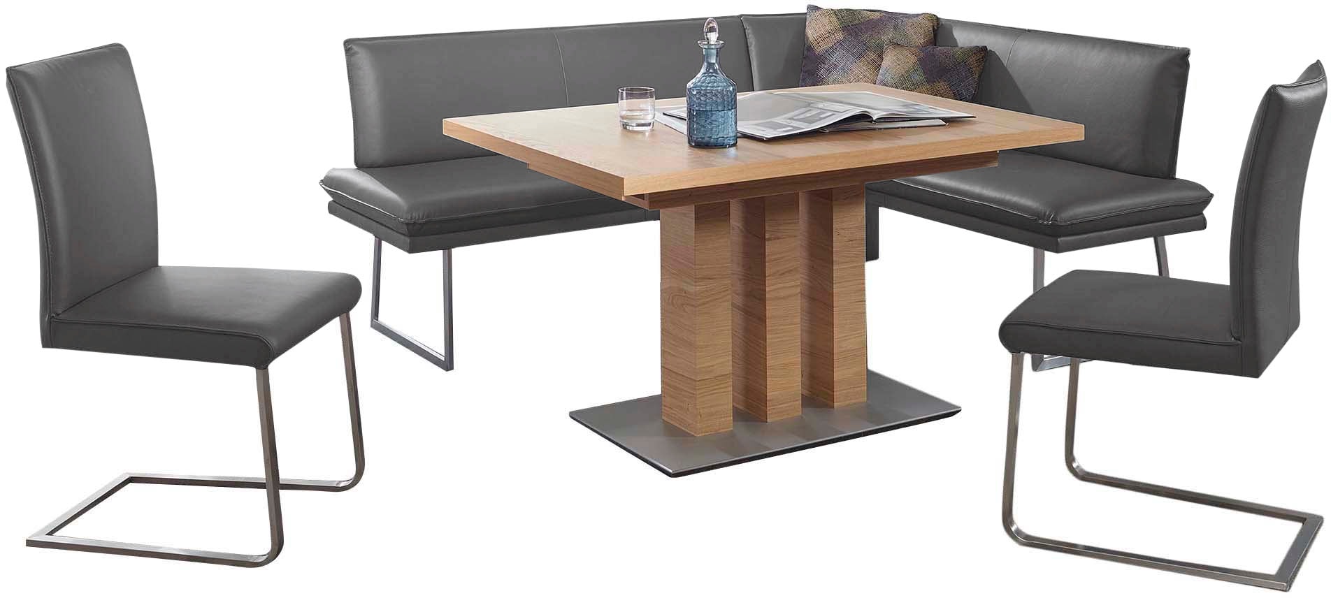 K+W Komfort & Wohnen Essgruppe »Santos III« 4 Stk. tlg. gepolsterte Eckbank günstig online kaufen