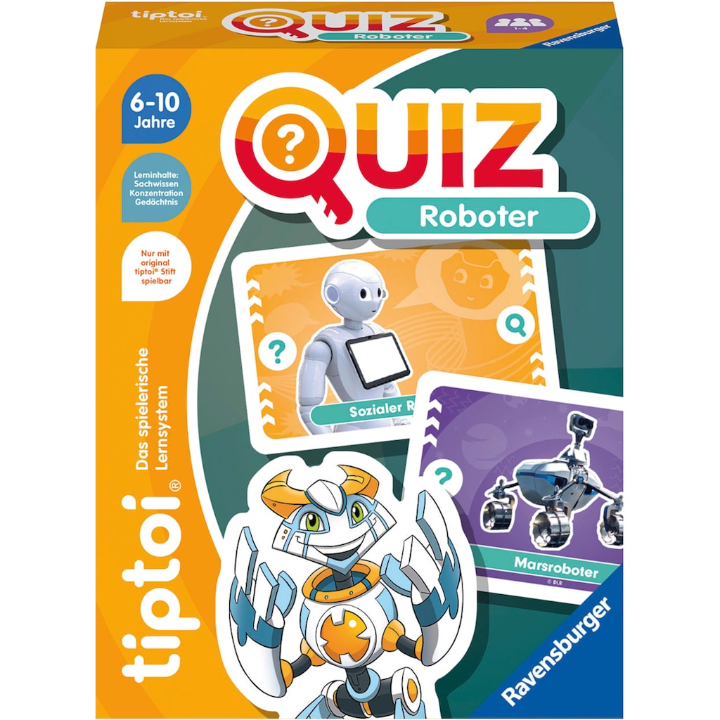 Ravensburger Spiel »tiptoi® Quiz Roboter«