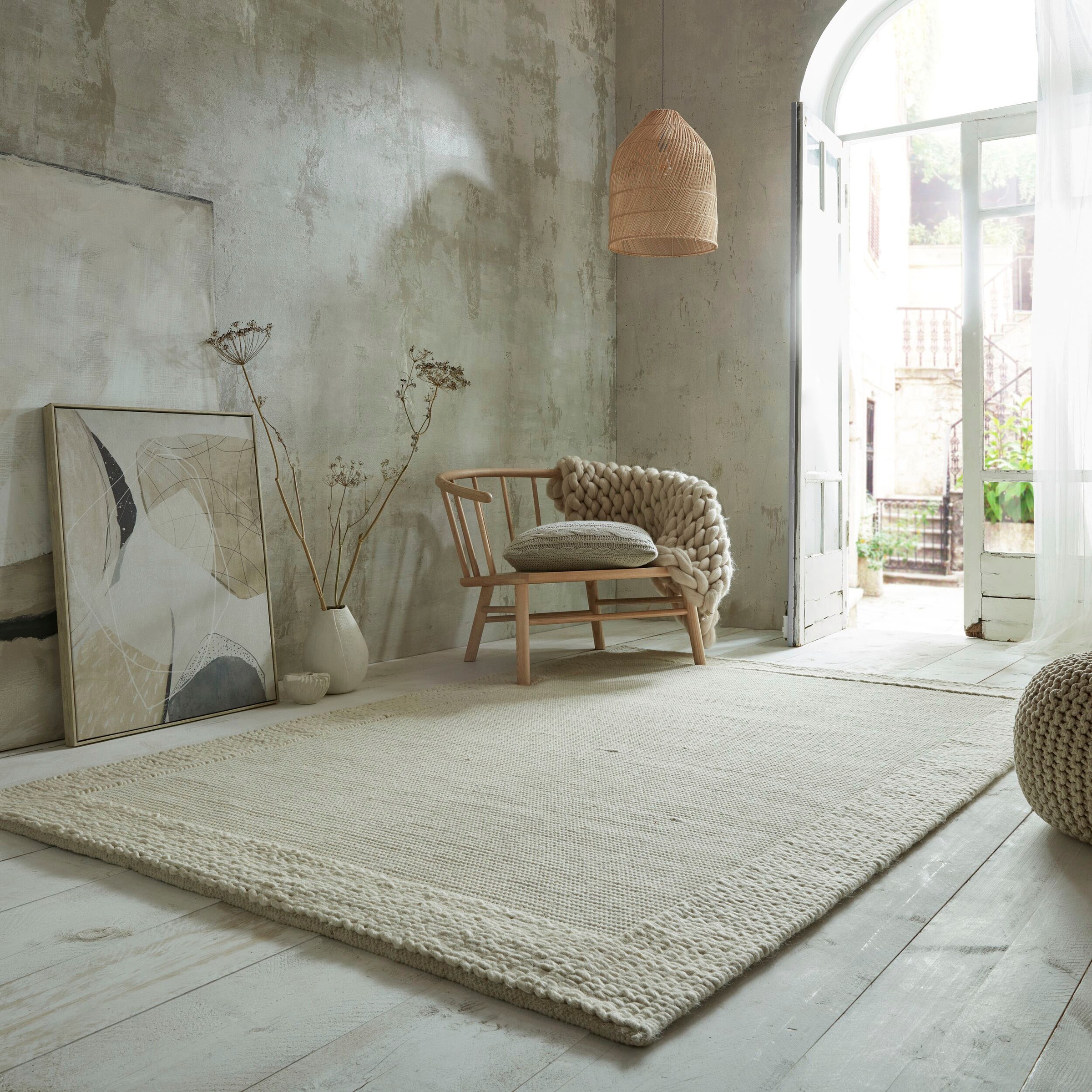 FLAIR RUGS Teppich »Rue«, rechteckig, 10 mm Höhe