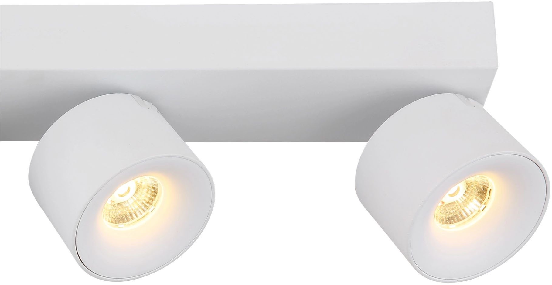 GLOBO LIGHTING LED Deckenstrahler »RAE«, 4 flammig, Leuchtmittel LED-Modul | LED fest integriert, mit schwenkbare und runde -zylindrischen LED-Strahlern