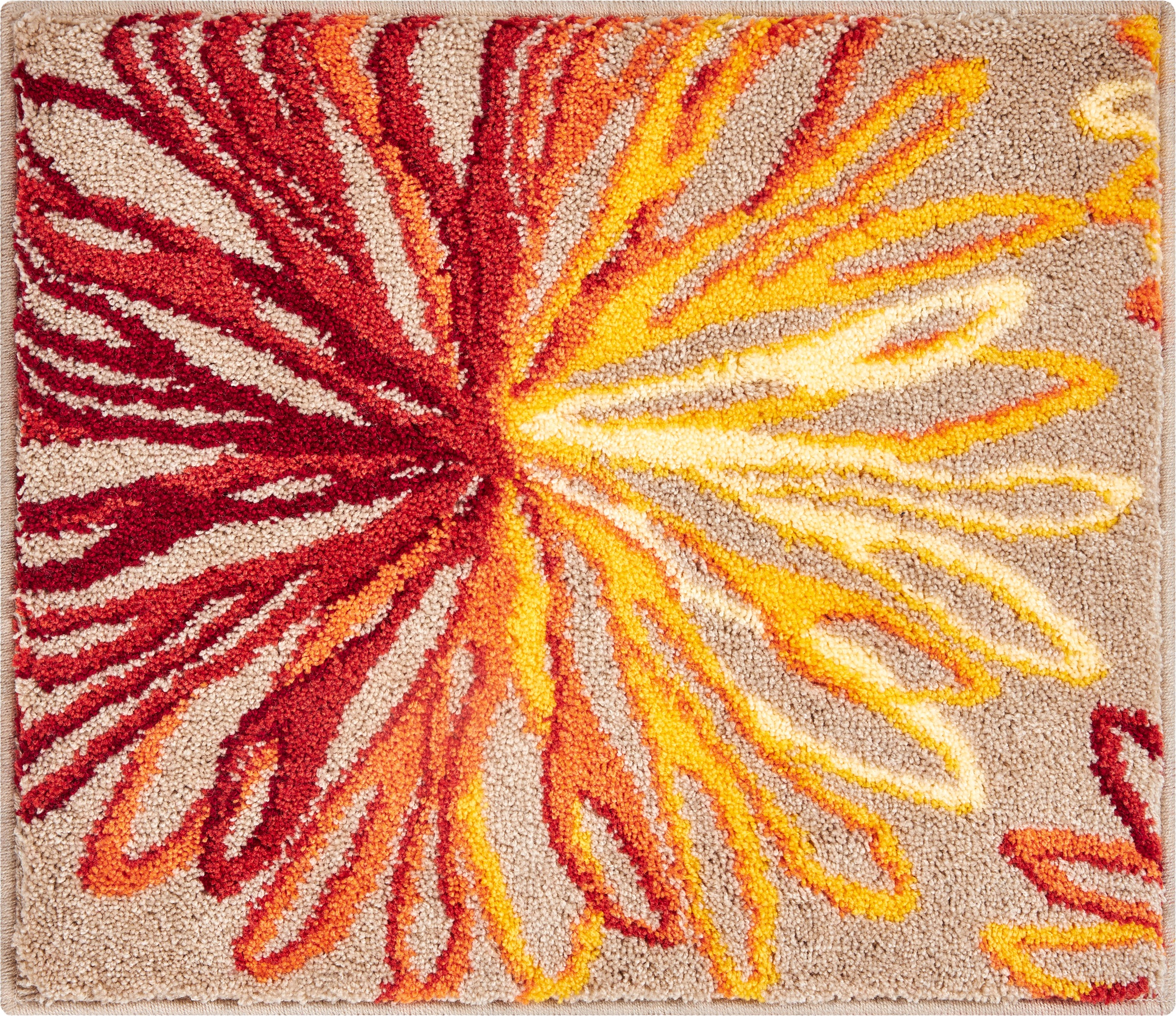 Grund Badematte »Art«, rutschhemmend beschichtet, fußbodenheizungsgeeignet, florales Muster, elegante Badematte