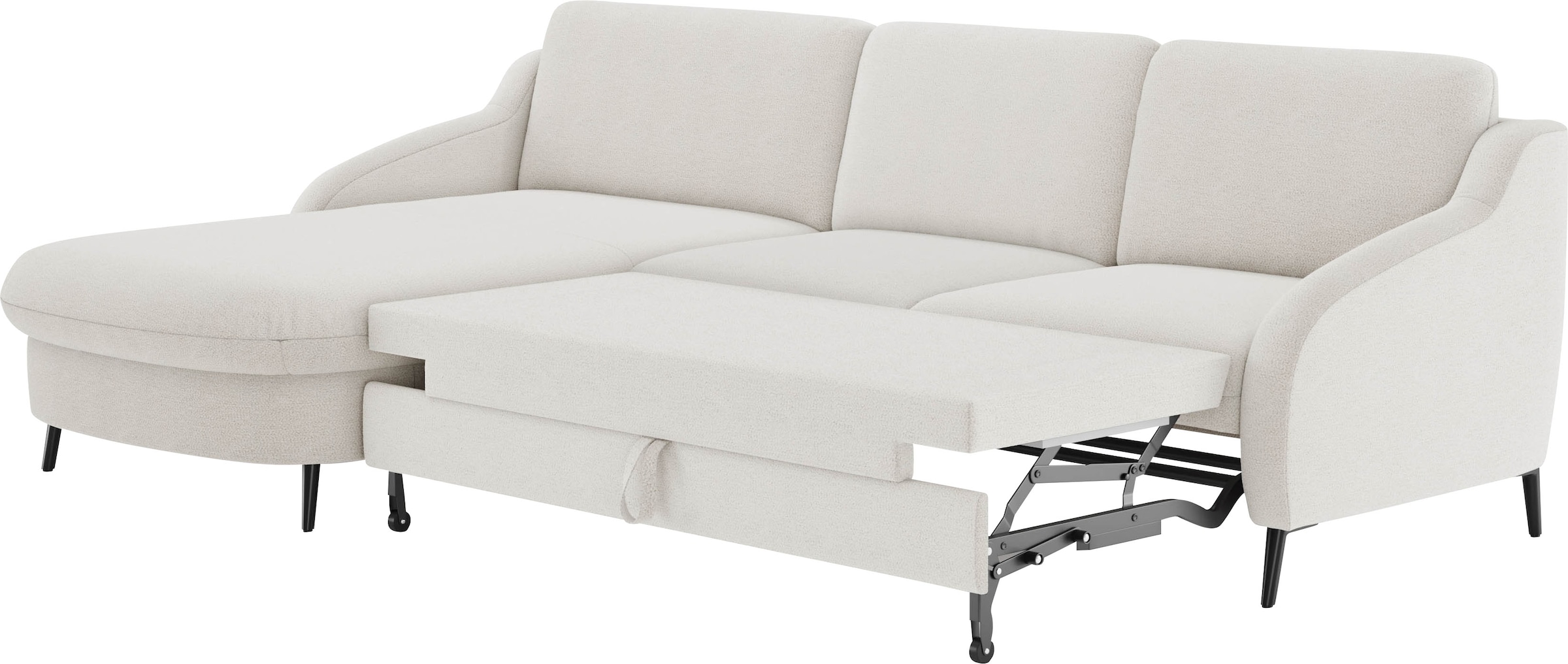sit&more Ecksofa »Soul L-Form«, wahlweise mit Bettfunktion und Bettkasten oder Schubkasten