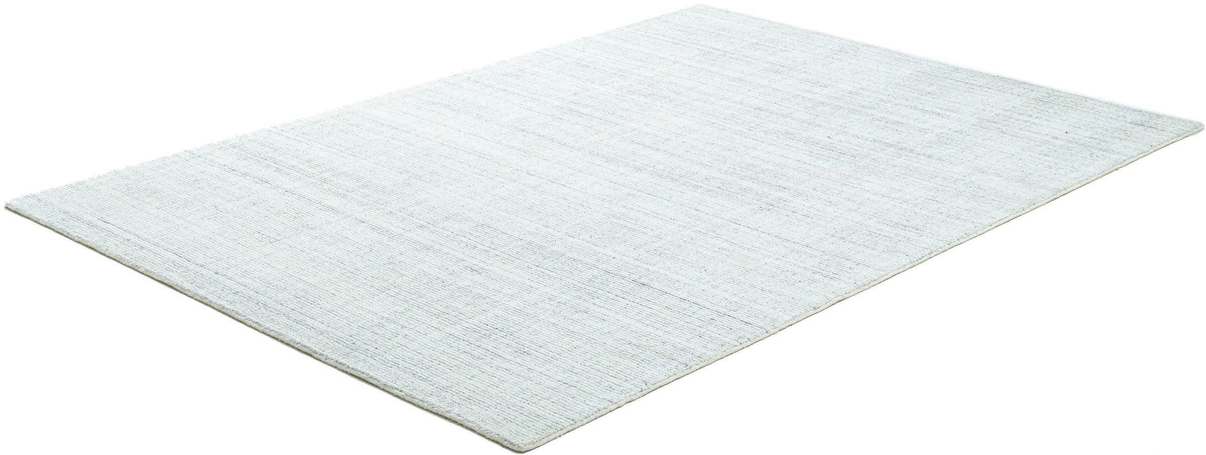 Sansibar Teppich »Tinnum Uni meliert« rechteckig 13 mm Höhe meliert, 60% Wolle, handgearbeitet in aufwendiger Handloom-Technik