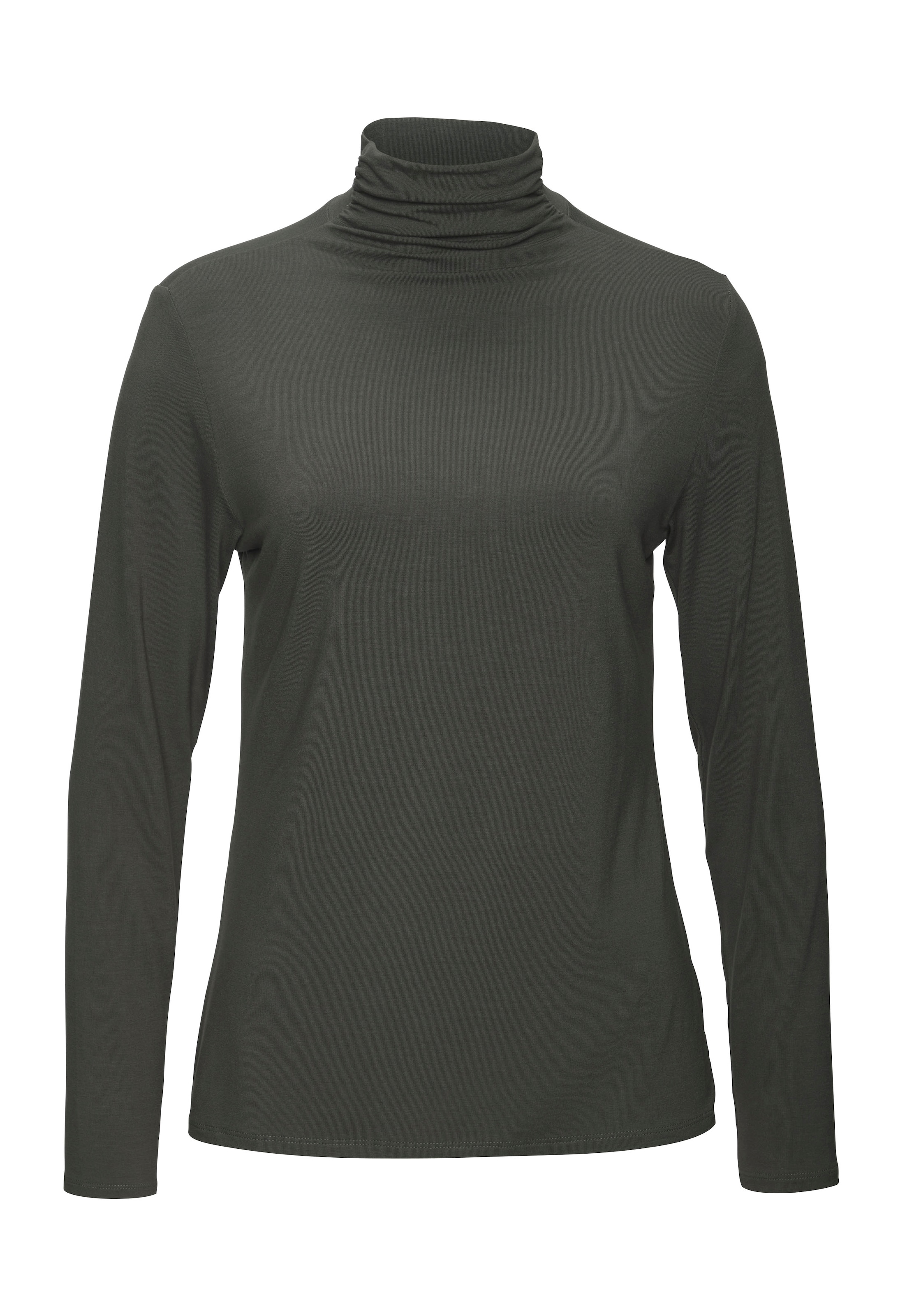 LASCANA Stehkragenshirt »aus weichem Viskose-Stretch«