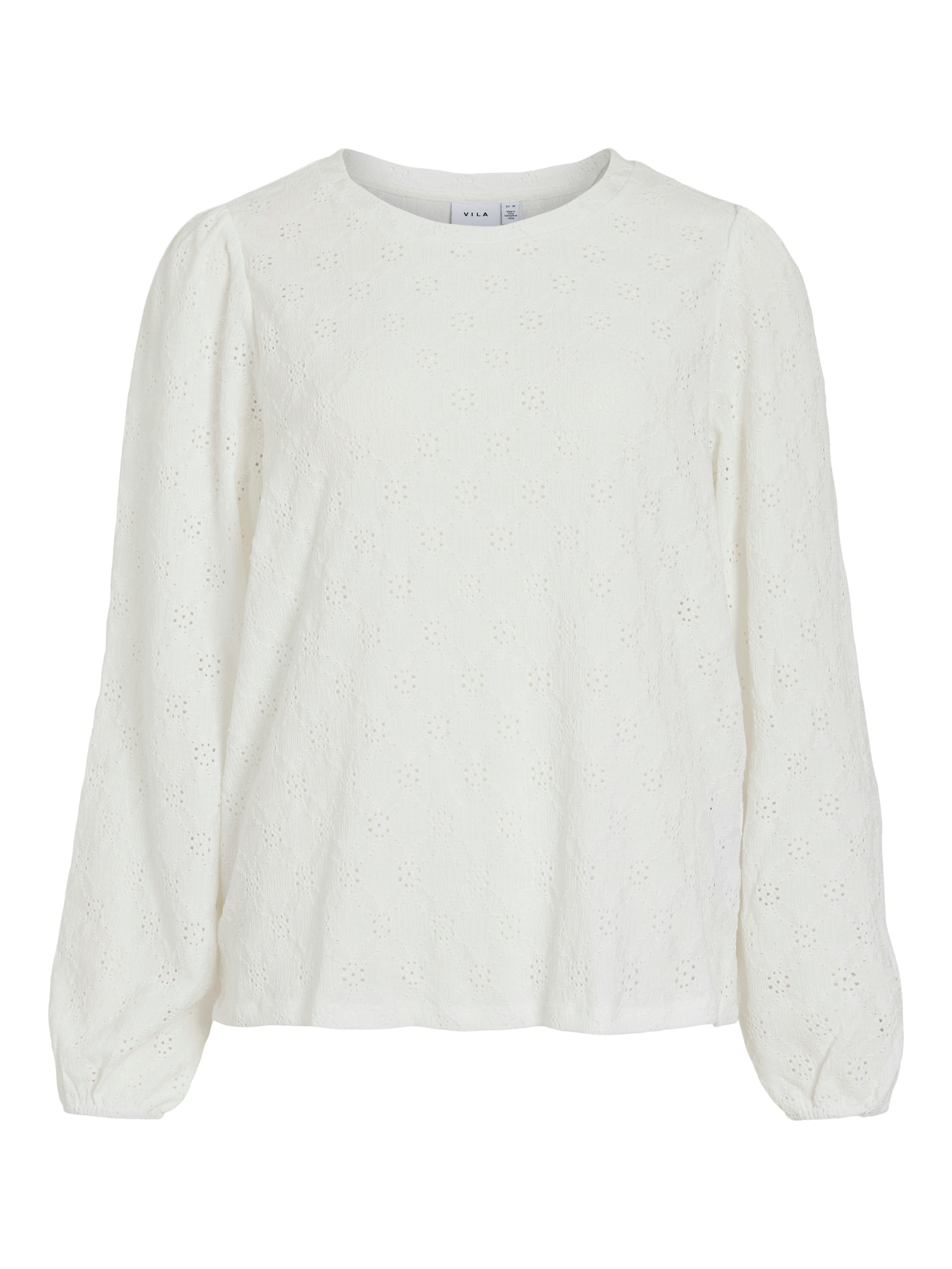 Vila Langarmshirt »VIASTA O-NECK L/S TOP - NOOS«