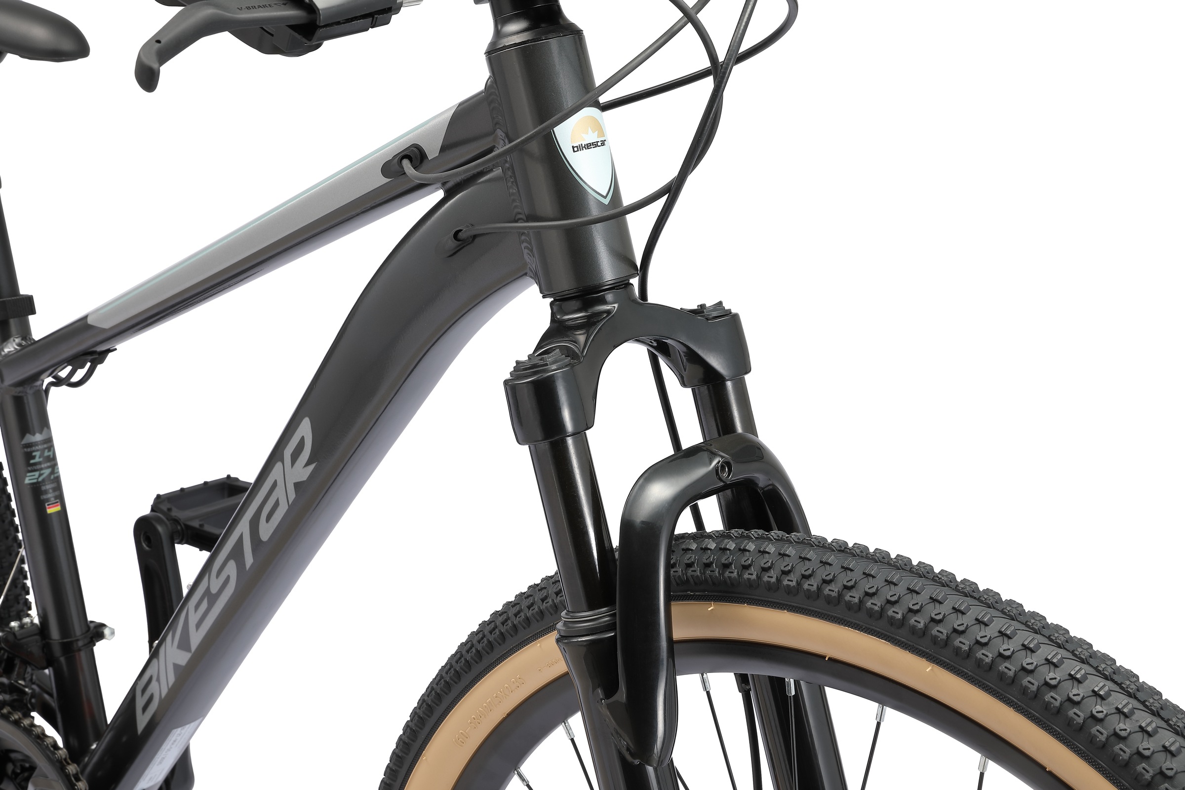 Bikestar Mountainbike 21 Gang Shimano RD-TY300 Schaltwerk Kettenschaltung für Damen und Herren, Kettenschaltung