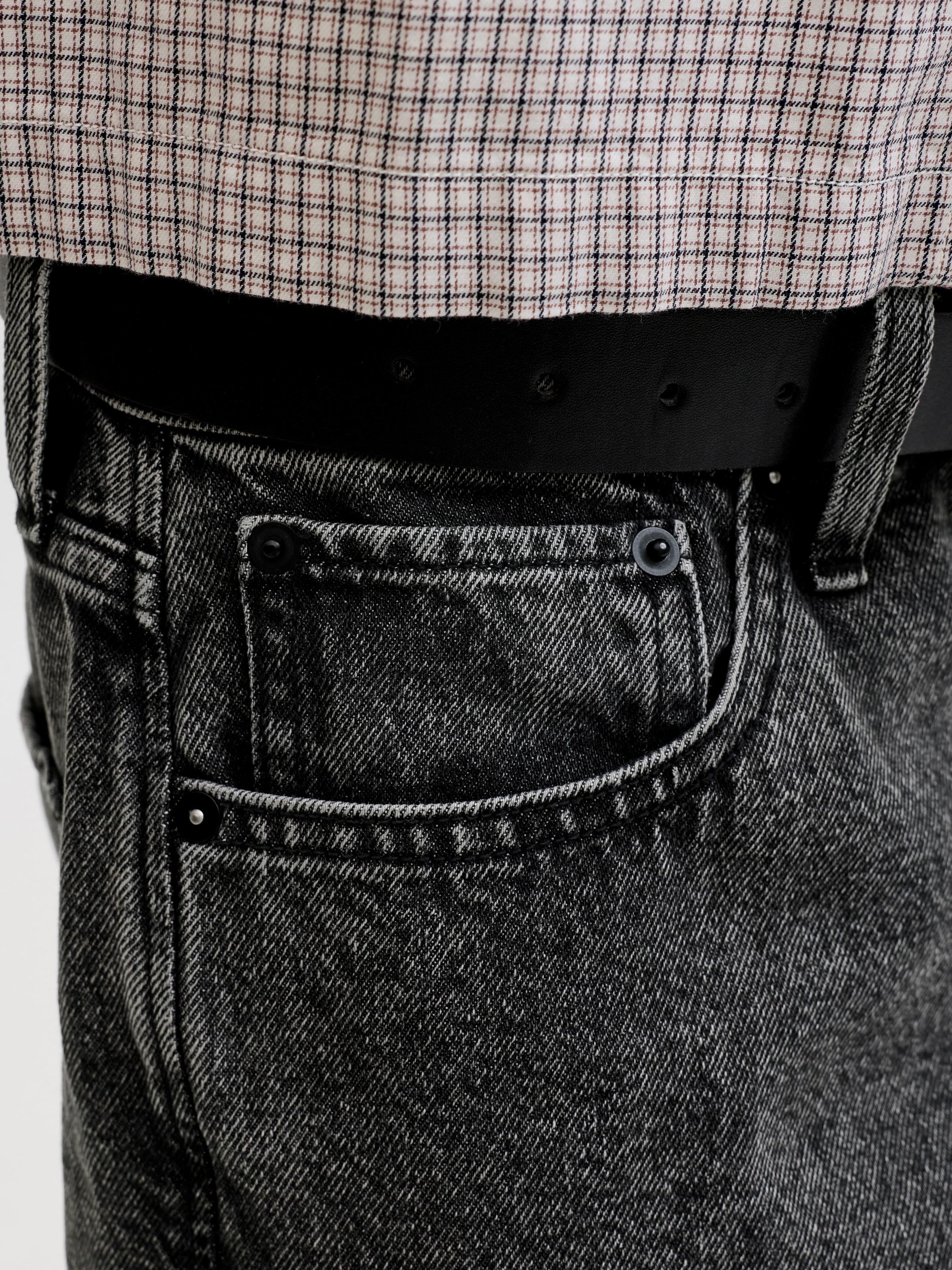 Jack & Jones Jeansshorts »JJIALEX JJORIGINAL SHORTS SQ 734 ST LN« Baumwolle, baggy fit