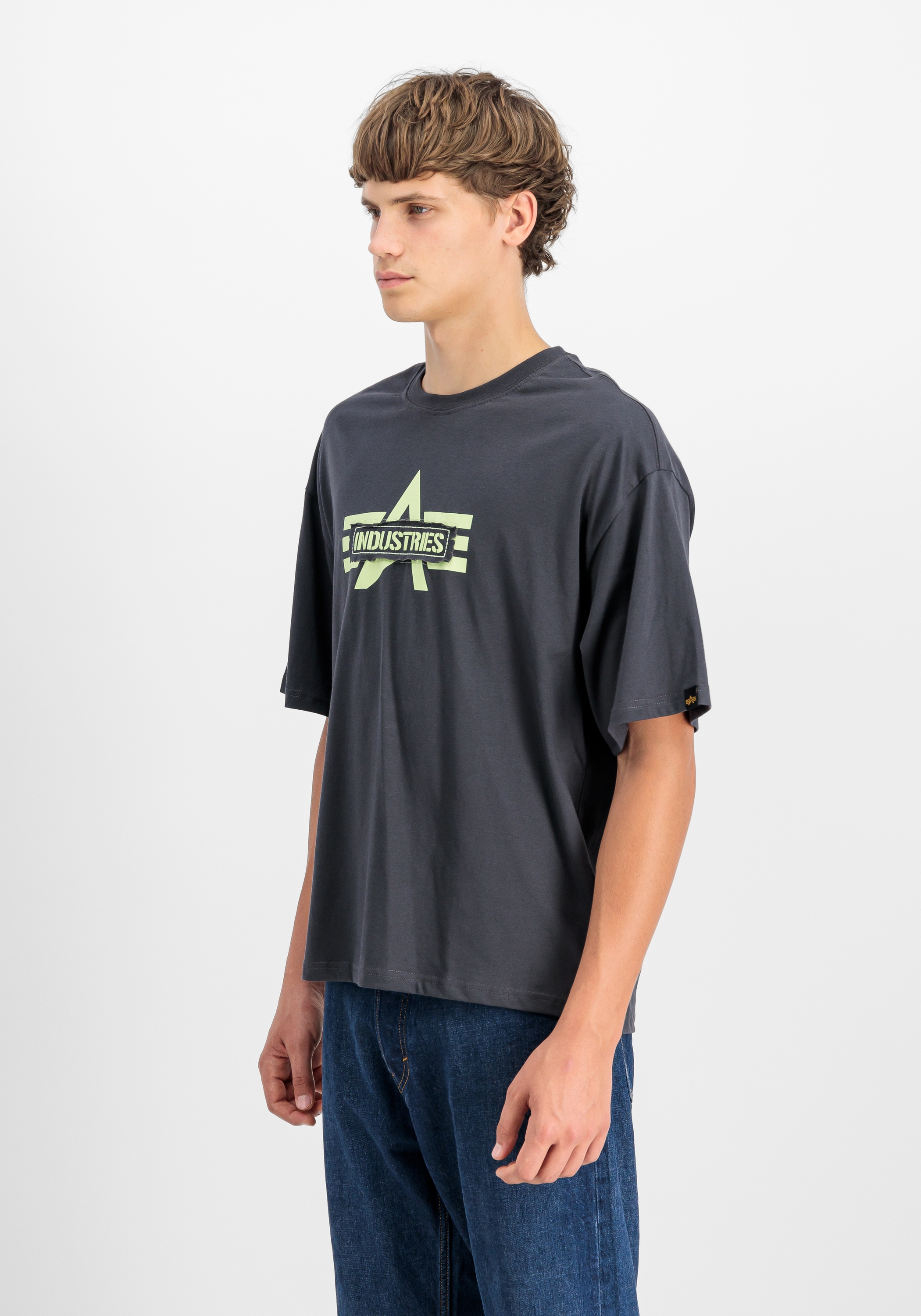 Alpha Industries T-Shirt »Alpha Industries Men - T-Shirts Logo Edge T«