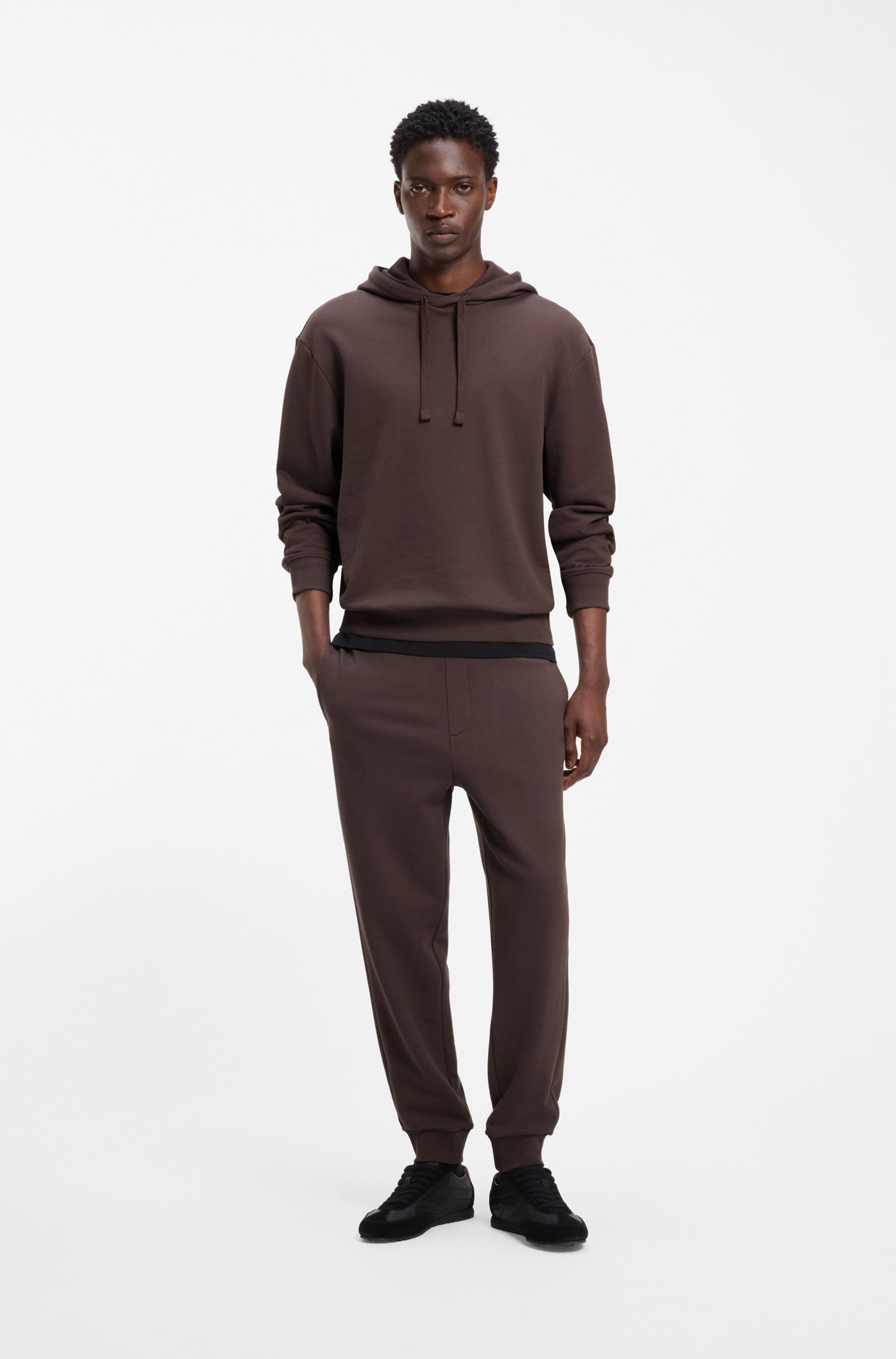 HUGO Jogginganzug »DapoDayote« Set, 2 Zweiteiliger Trainingsanzug Relaxed Fit, Kapuze mit Kordelzug