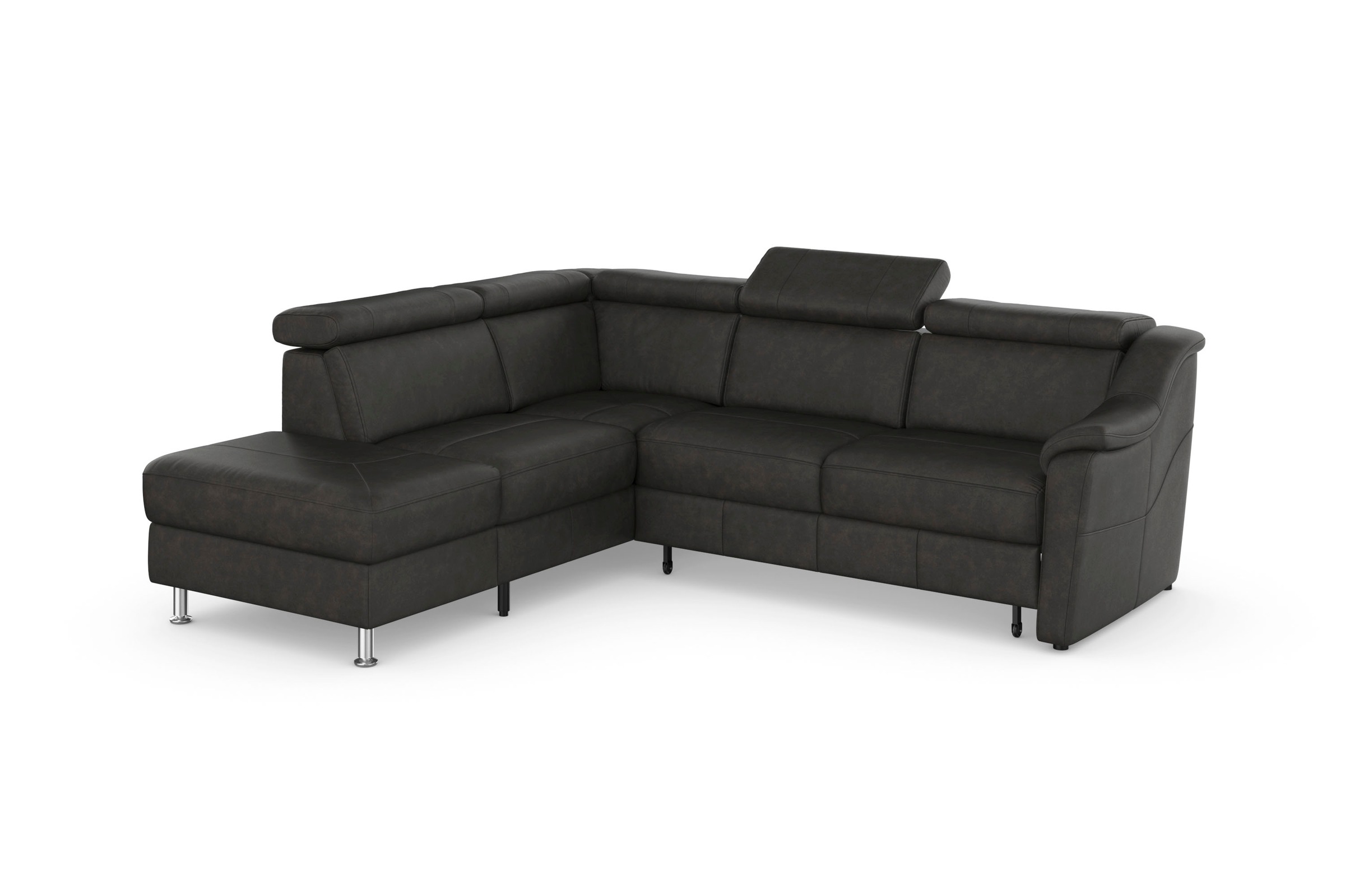sit&more Ecksofa »Freetown L-Form«, inklusive Kopfteilverstellung und komfortablem Federkern