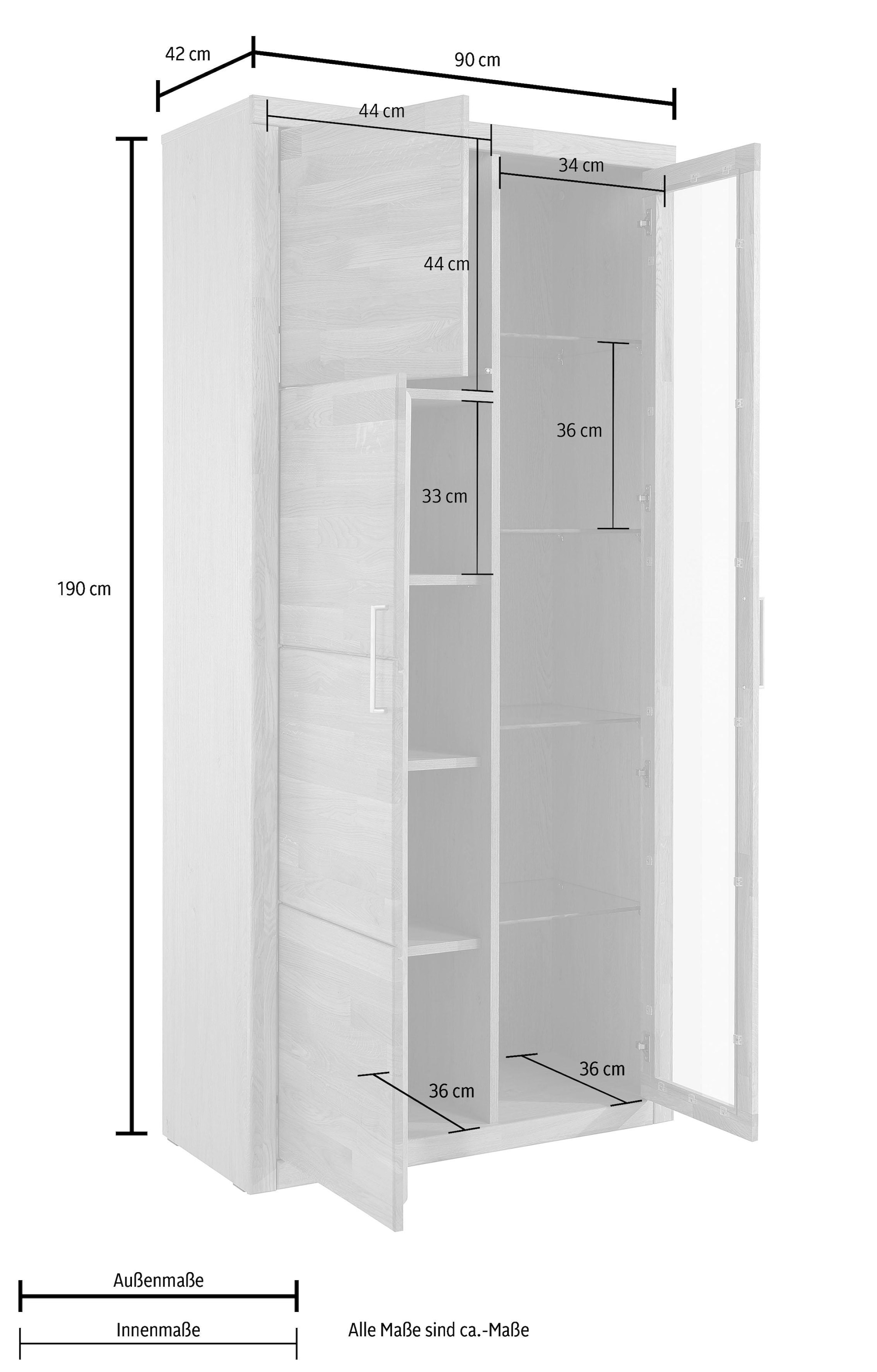 Woltra Vitrine, Höhe 190 cm