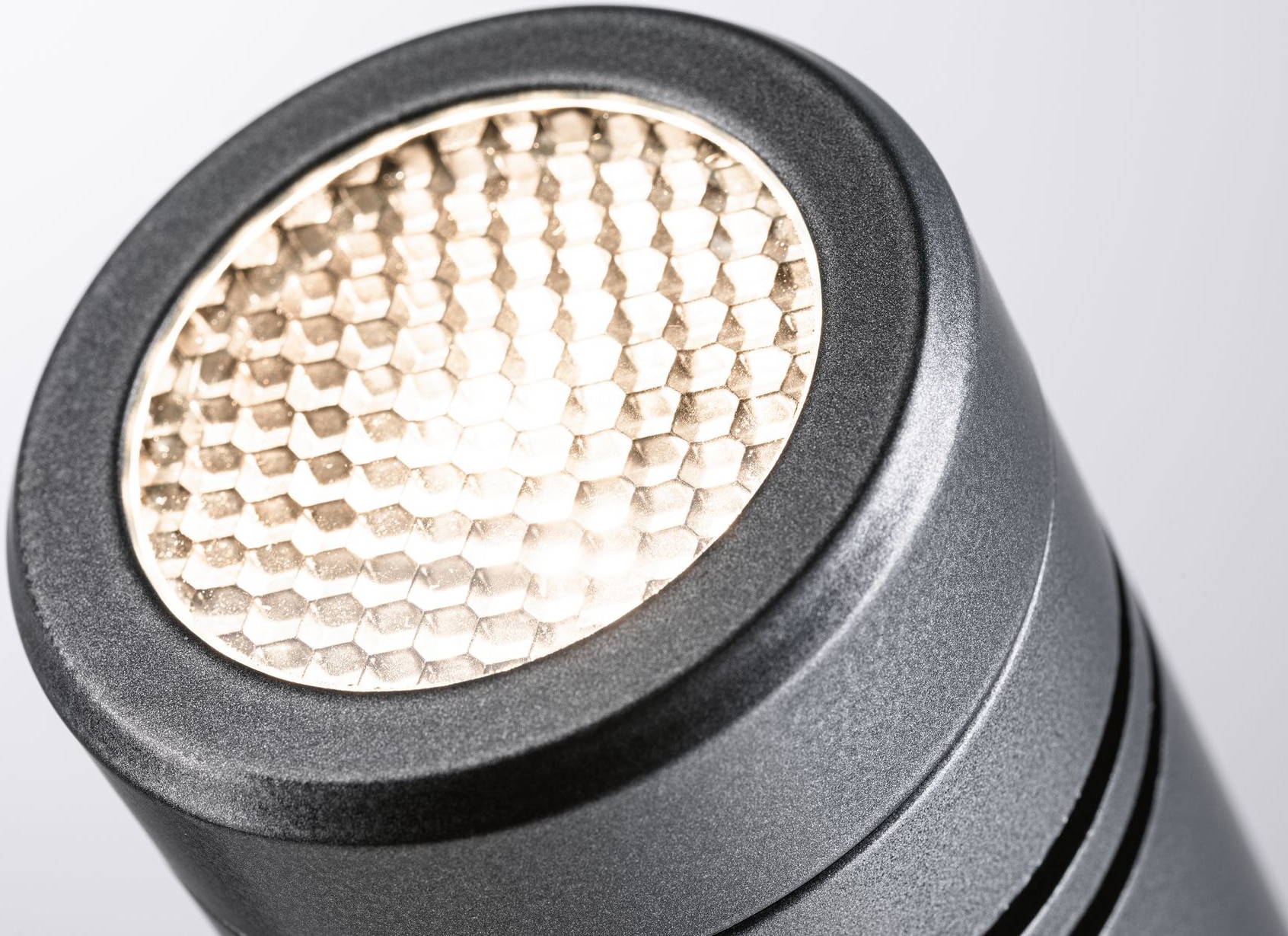 Paulmann LED Gartenstrahler »Plug&Shine«, 1 flammig-flammig, LED-Modul, 12W IP65 230V 3000K Alu Grey