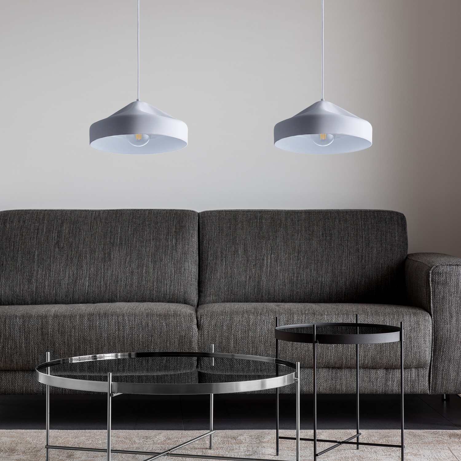 Paco Home Pendelleuchte »HURLEY T«, 1 flammig, Leuchtmittel E27   ohne Leuc günstig online kaufen