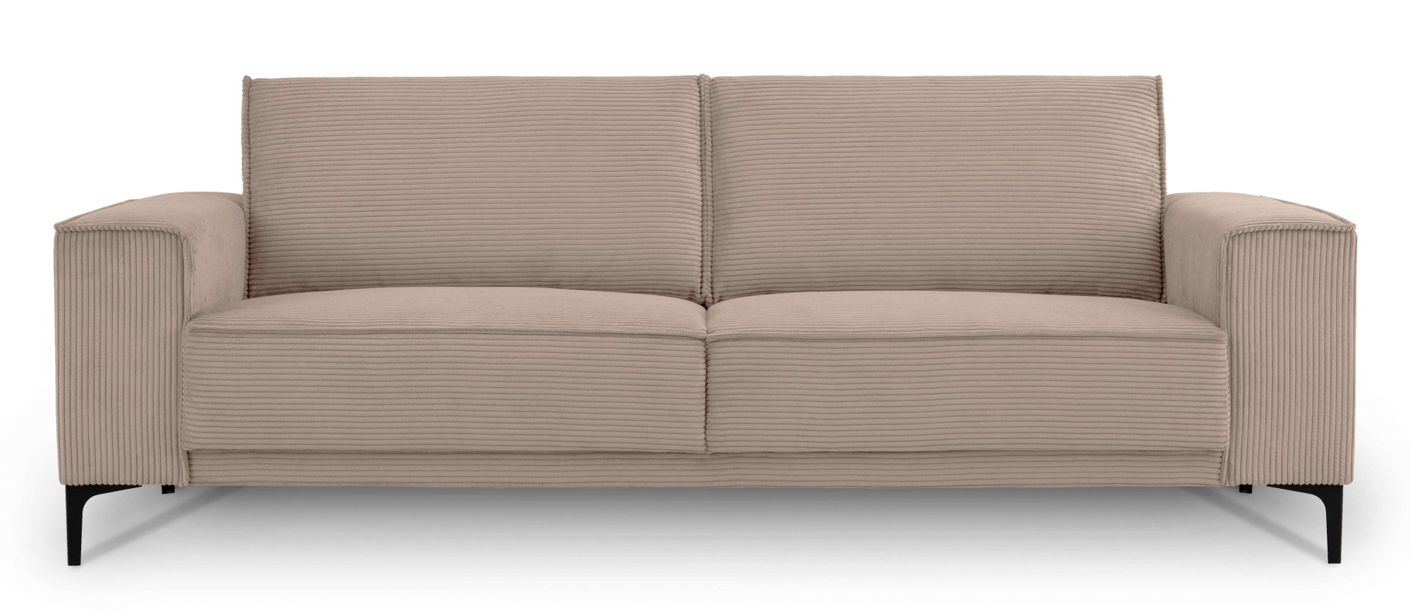 PLACES OF STYLE 3-Sitzer »3er Sofa Oland, Struktur, Flachgewebe, Luxus-Micr günstig online kaufen