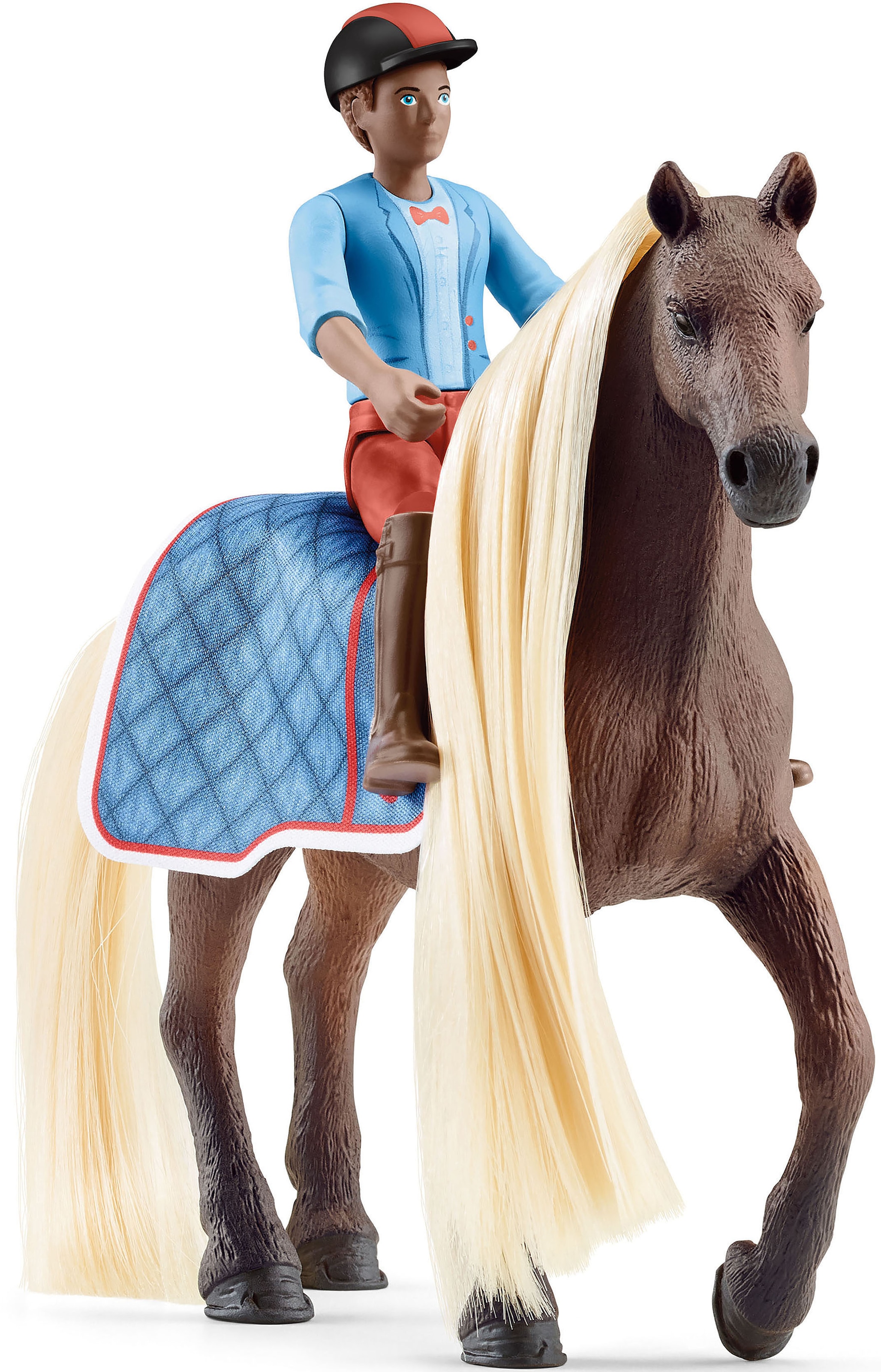Schleich® Spielfigur »HORSE CLUB, Leo & Rocky Starter Set (42586)«